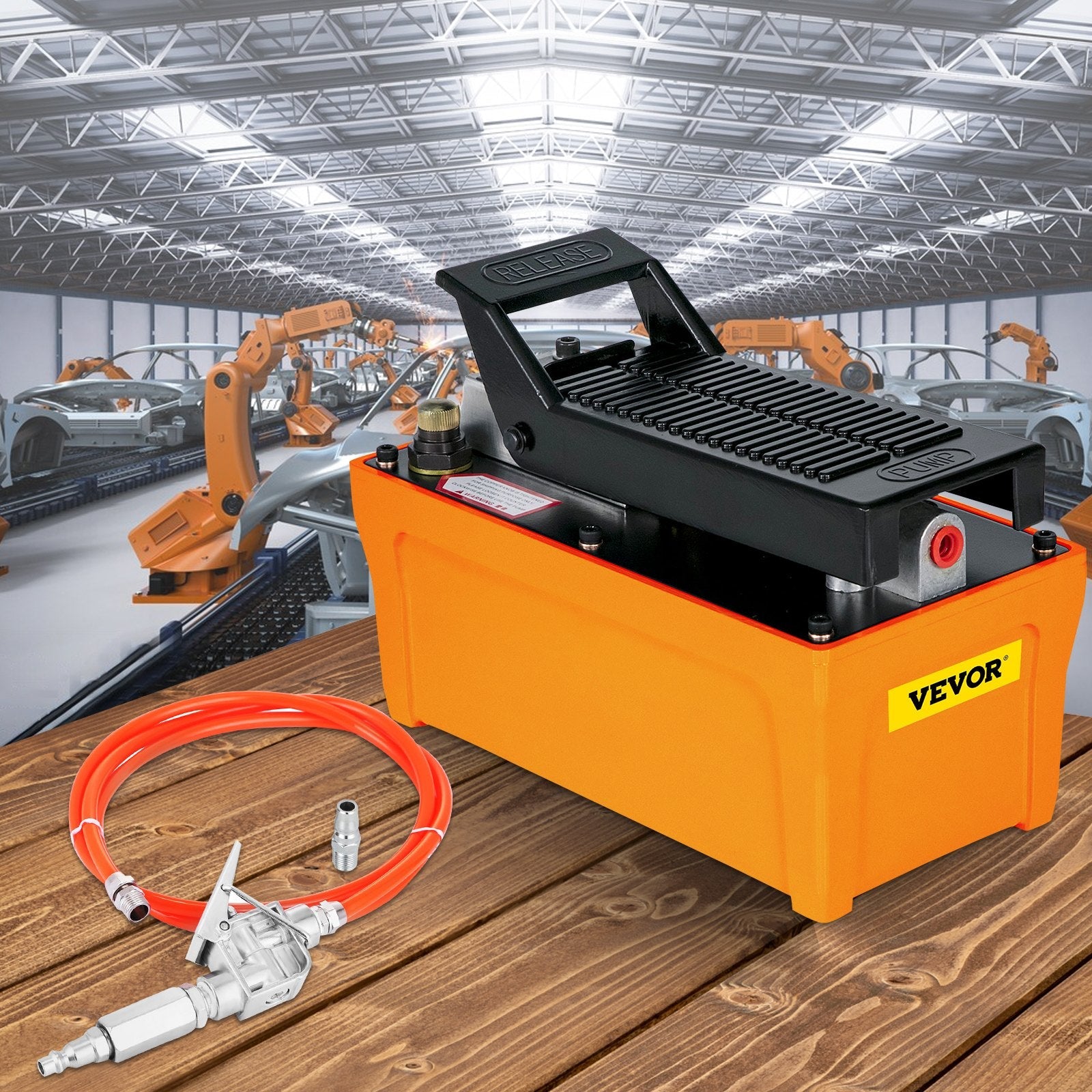 Hydraulic foot pump Hydraulic pump 700bar Air foot pump with hose