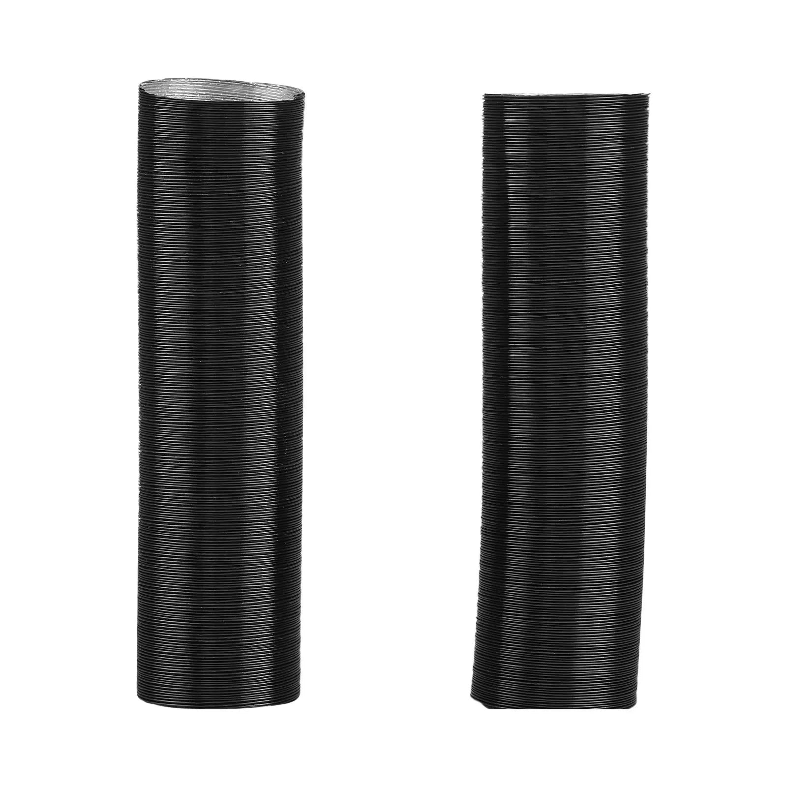 VEVOR Diesel Heater Pipe Duct Vent Kit – 3-Inch Y-Shaped Warm Air Outlet Vent Set with Air Duct Clamps for 2KW/5KW/8KW Diesel Heaters, Black