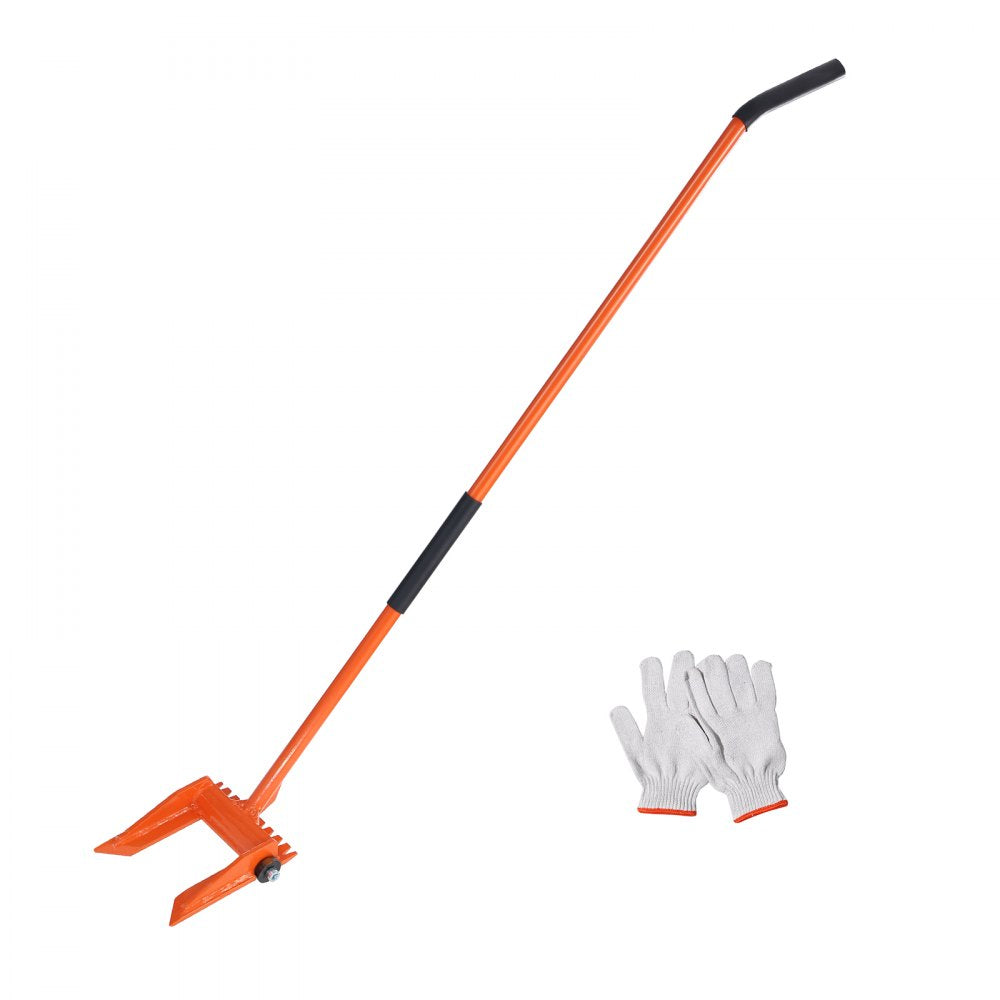 VEVOR Pallet Buster, 60-Inch Handle, 2000 lbs Weight Capacity, Q235 Carbon Steel, Heavy Duty Deck Wrecker Demolition Wood Pallet Tool Breaker Pry Bar Puller for Efficient and Effortless Board Removal