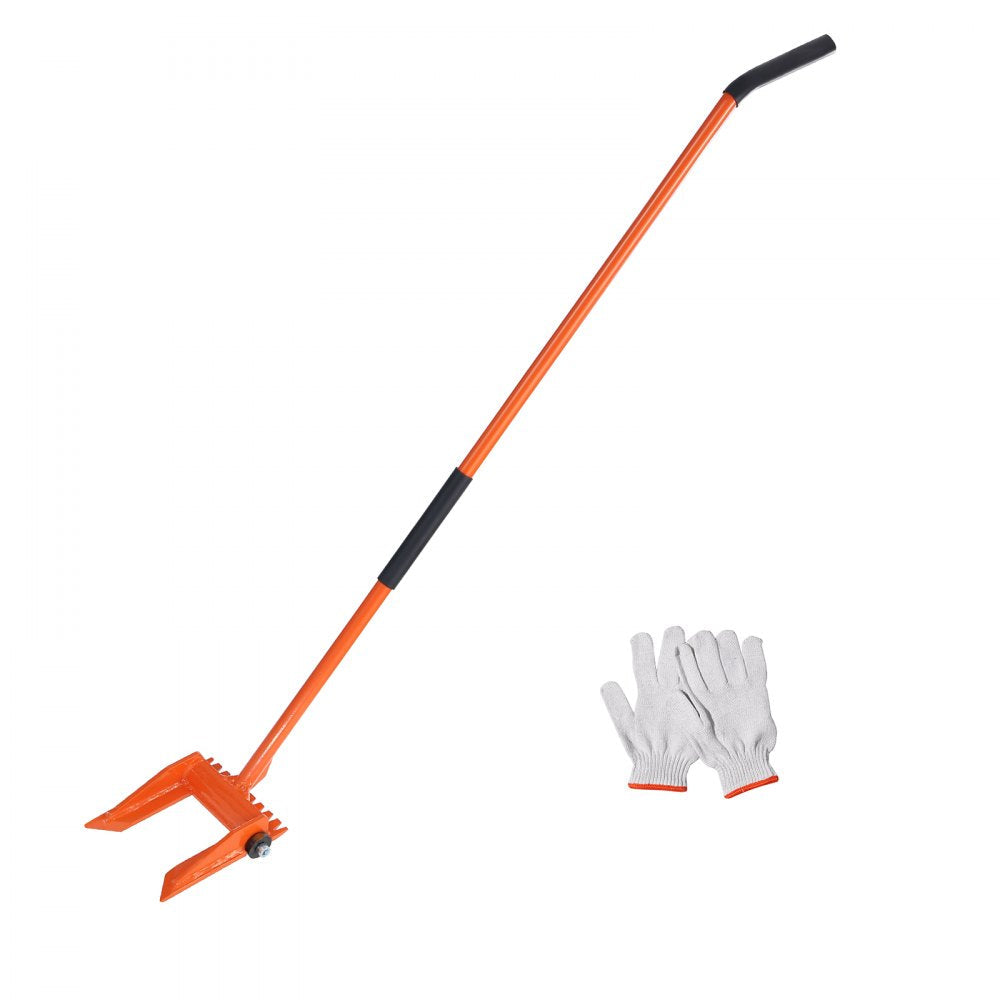 VEVOR Pallet Buster, 60-Inch Handle, 2000 lbs Weight Capacity, Q235 Carbon Steel, Heavy Duty Deck Wrecker Demolition Wood Pallet Tool Breaker Pry Bar Puller for Efficient and Effortless Board Removal