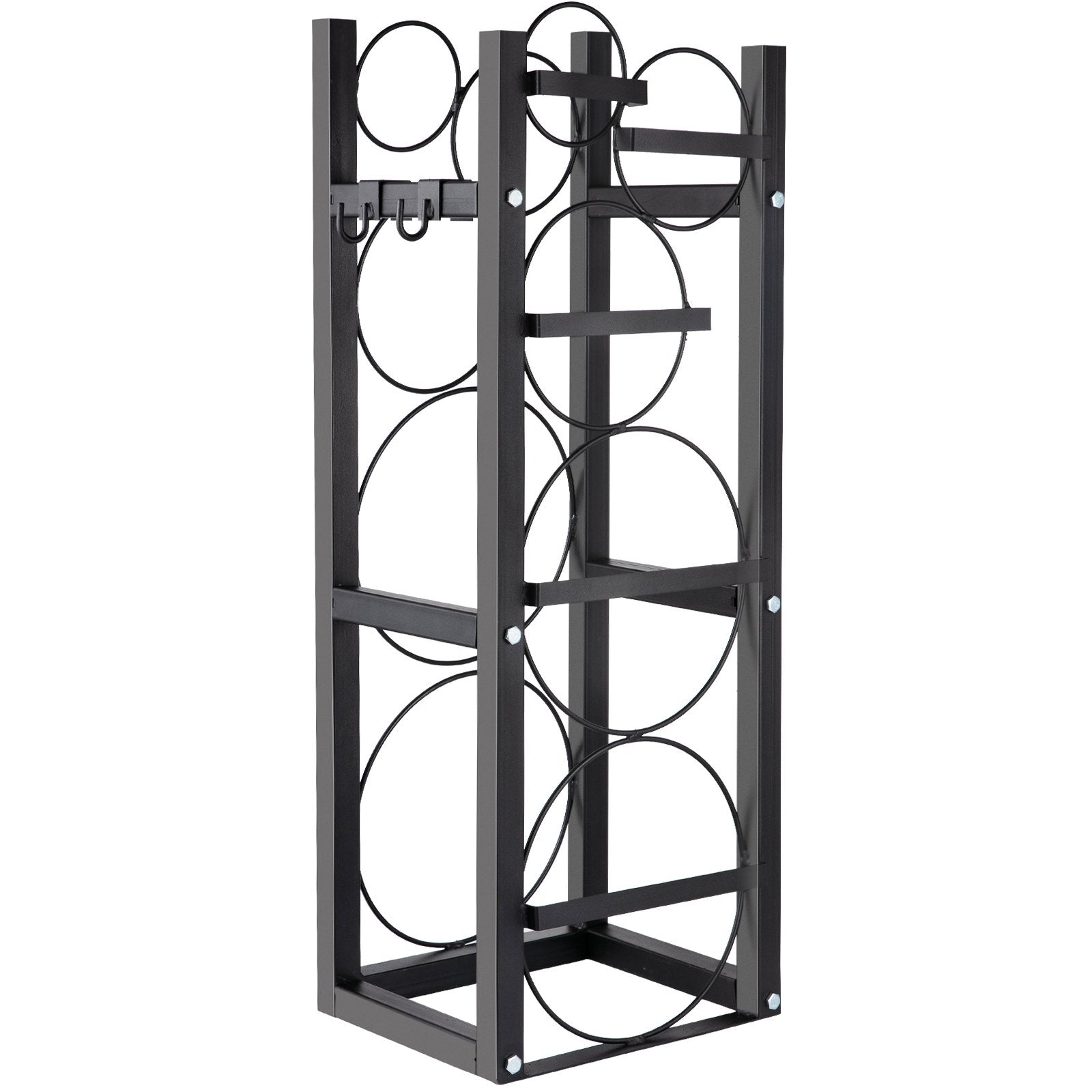 VEVOR Refrigerant Tank Rack with 2-30lb and Other 3 Saving Space Cylinder Tank Rack 889mm Refrigerant Cylinder Rack Gas Cylinder Racks and Holders for Gas Oxygen Nitrogen Storage