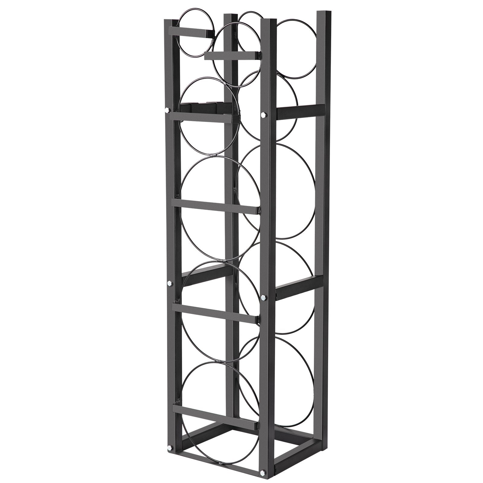 VEVOR Refrigerant Tank Rack with 3-30lb and Other 3 Saving Space, Cylinder Tank Rack 1168mm, Refrigerant Cylinder Rack Gas Cylinder Racks and Holders, for Gas Oxygen Nitrogen Storage
