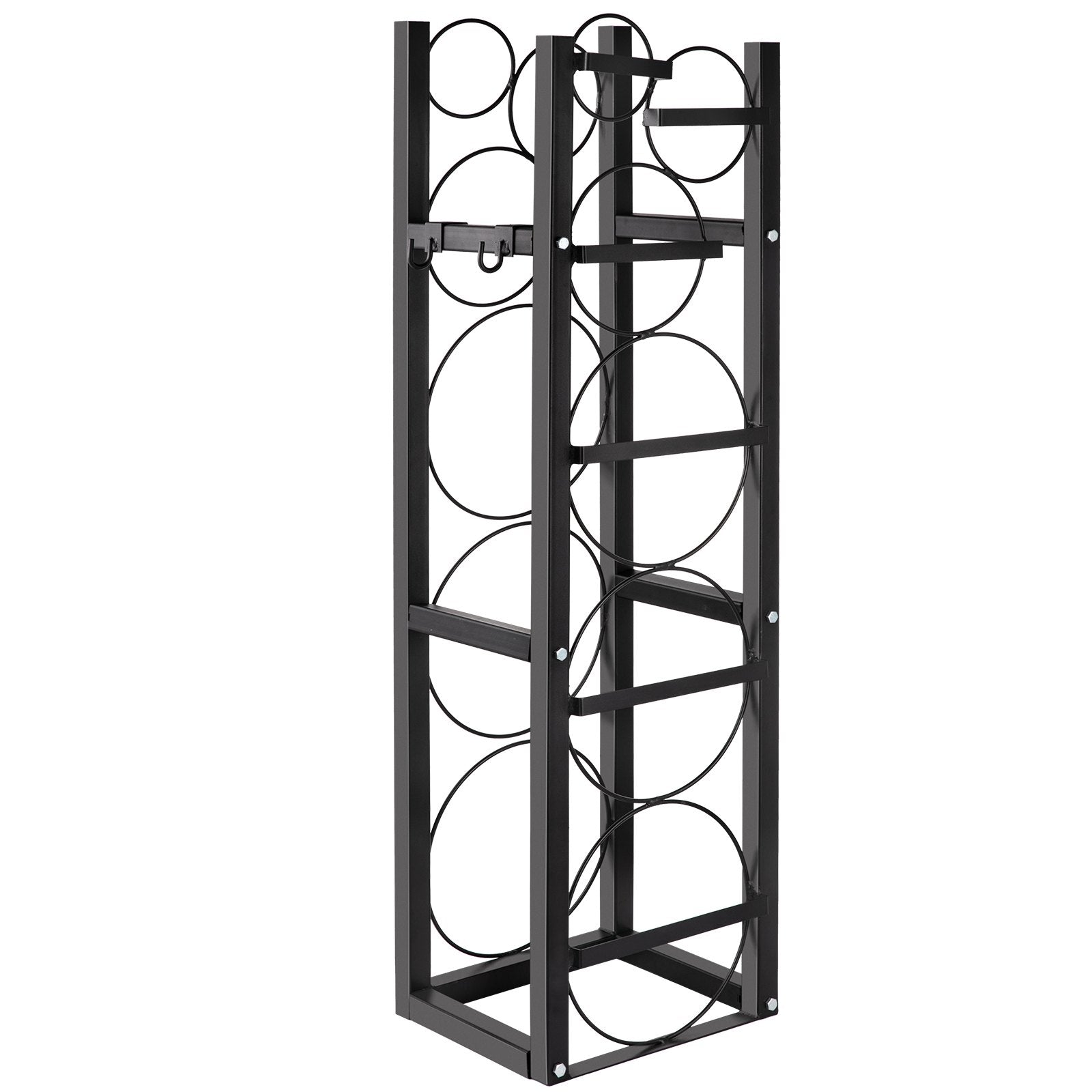 VEVOR Refrigerant Tank Rack with 3-30lb and Other 3 Saving Space, Cylinder Tank Rack 1168mm, Refrigerant Cylinder Rack Gas Cylinder Racks and Holders, for Gas Oxygen Nitrogen Storage