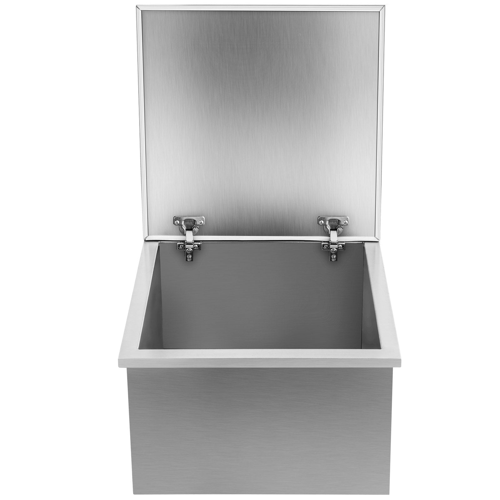 VEVOR Drop in Ice Bin Chest 28x20 inch Drop in Cooler Stainless Steel Outdoor Drop in Ice Chest with Cover Bar Ice Bin 100 qt Drop in Wine Drops Drain-Pipe and Drain Plug Included for Cold Wine Beer