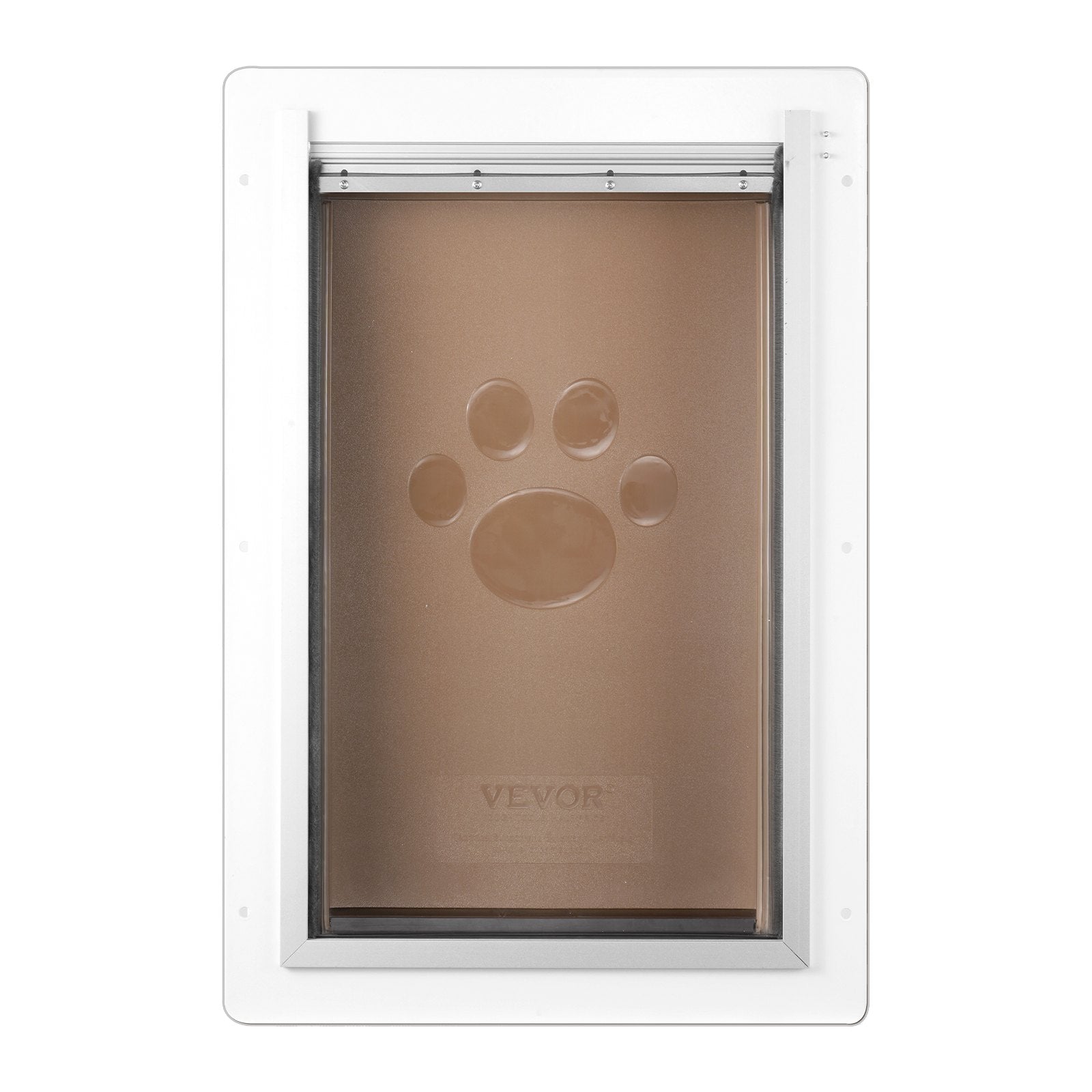 VEVOR Pet Door for Wall with Lock and 3 Magnetic Flap System Metal Frame Large