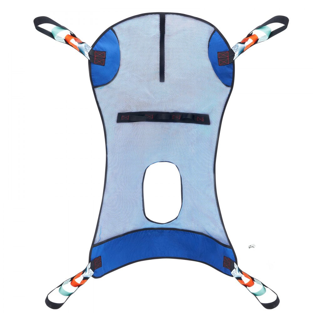 VEVOR Full Body Patient Lift Sling & Commode Opening Patient Lift Medical Sling