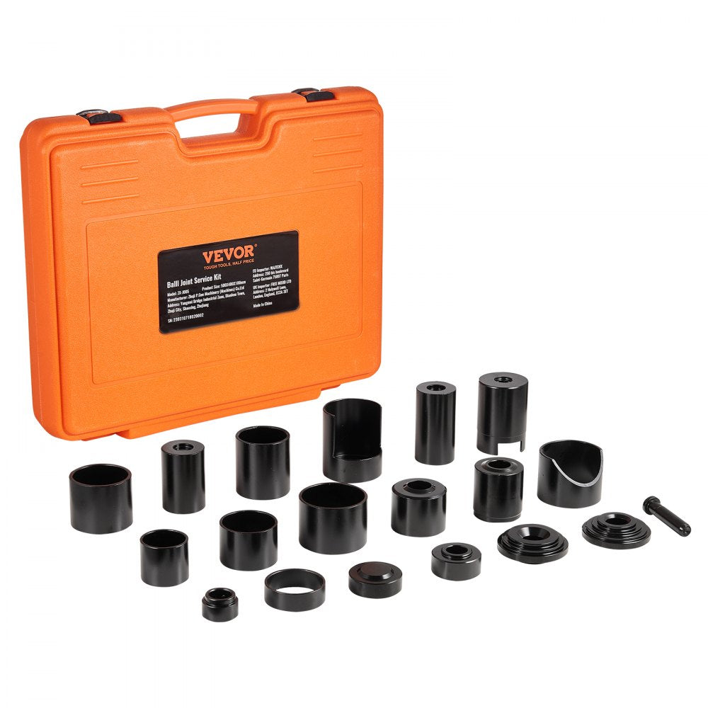 VEVOR Ball Joint Press Kit C-press Ball Joint Tools 21 pcs Automotive Repair Kit