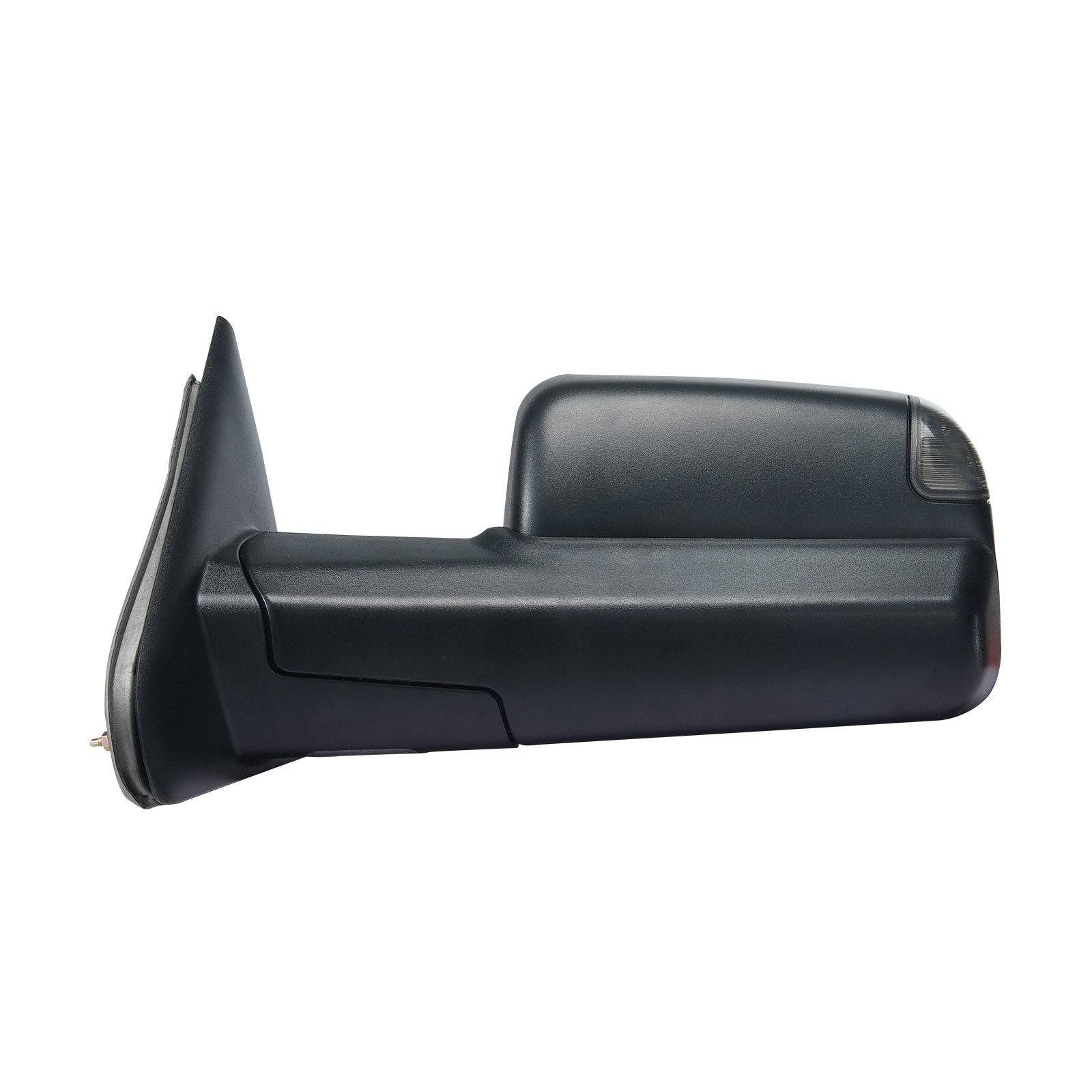 VEVOR Towing Mirrors, Left & Right Pair Set for 2002-2008 Dodge Ram 1500 2500 3500 (Partial 2009 Models), Power Heated with Signal Light & Puddle Light, Manual Controlling Flipping Folding, Black