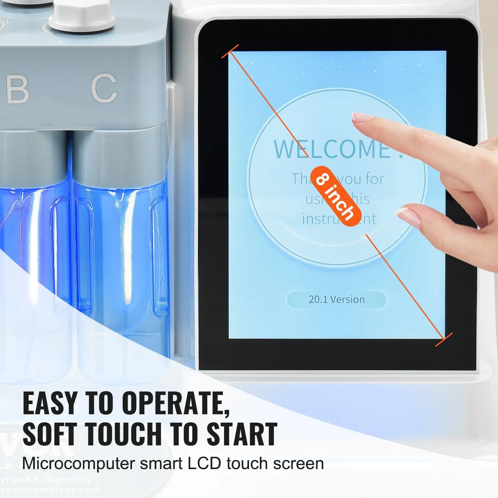 8-in-1 Hydrogen Oxygen Facial Machine – Professional Hydro Facial System (Model N7)