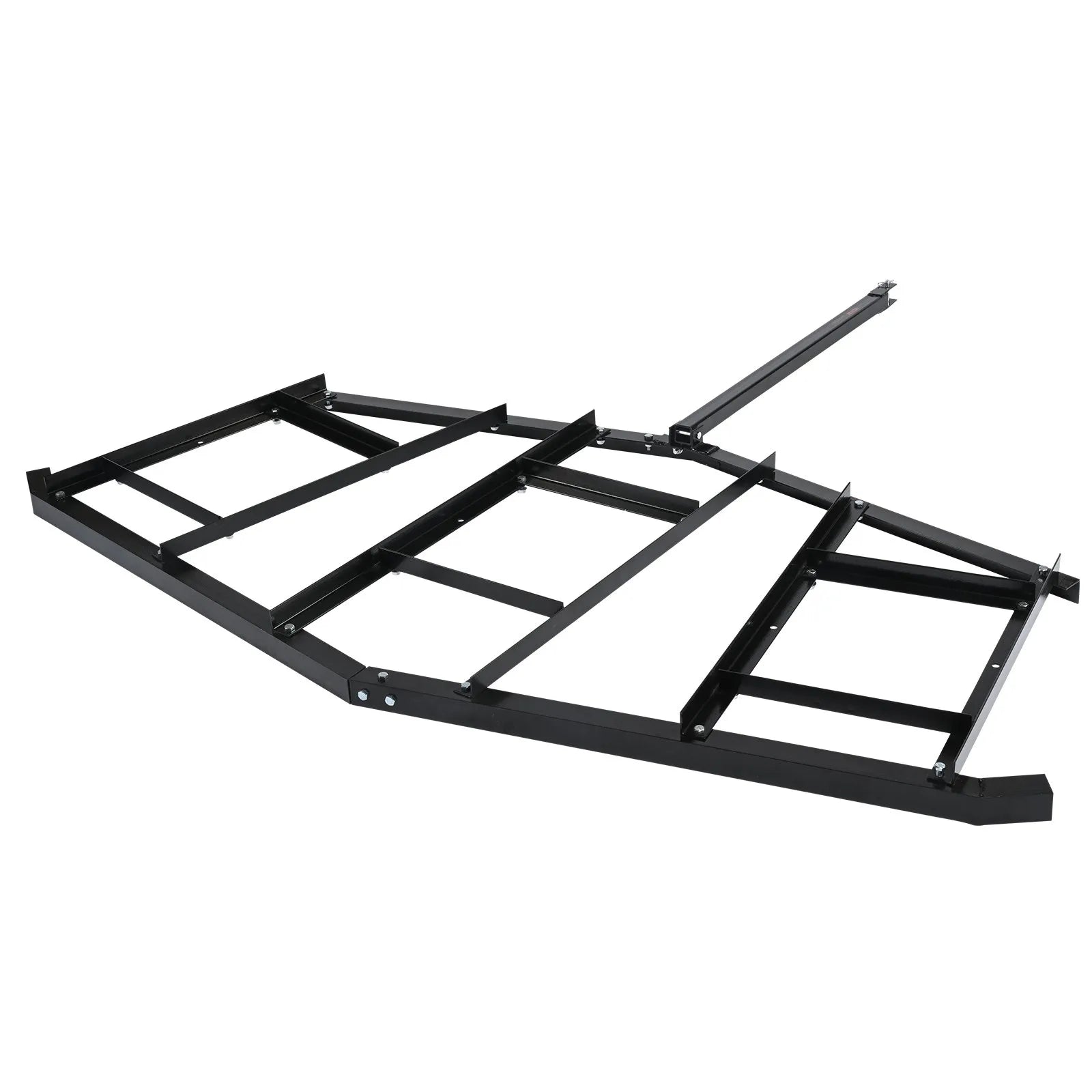 VEVOR Driveway Drag, 81.49" Width Tow Behind Drag Harrow, Q235 Steel Driveway Grader with Adjustable Bars, Support up to 50 lbs, Driveway Tractor Harrow for ATVs, UTVs, Garden Lawn Tractors