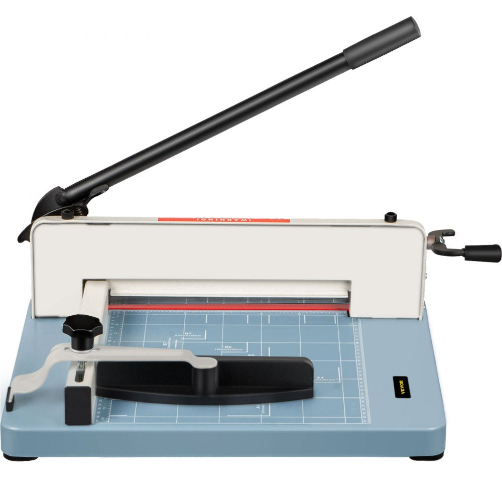 VEVOR Industrial Paper Cutter A4 Heavy Duty Paper Cutter 12 Inch Paper Cutter Heavy Duty 400 Sheets Paper Guillotine with Clear Cutting Guide Grids for Offices, Schools, Businesses and Printing Shops