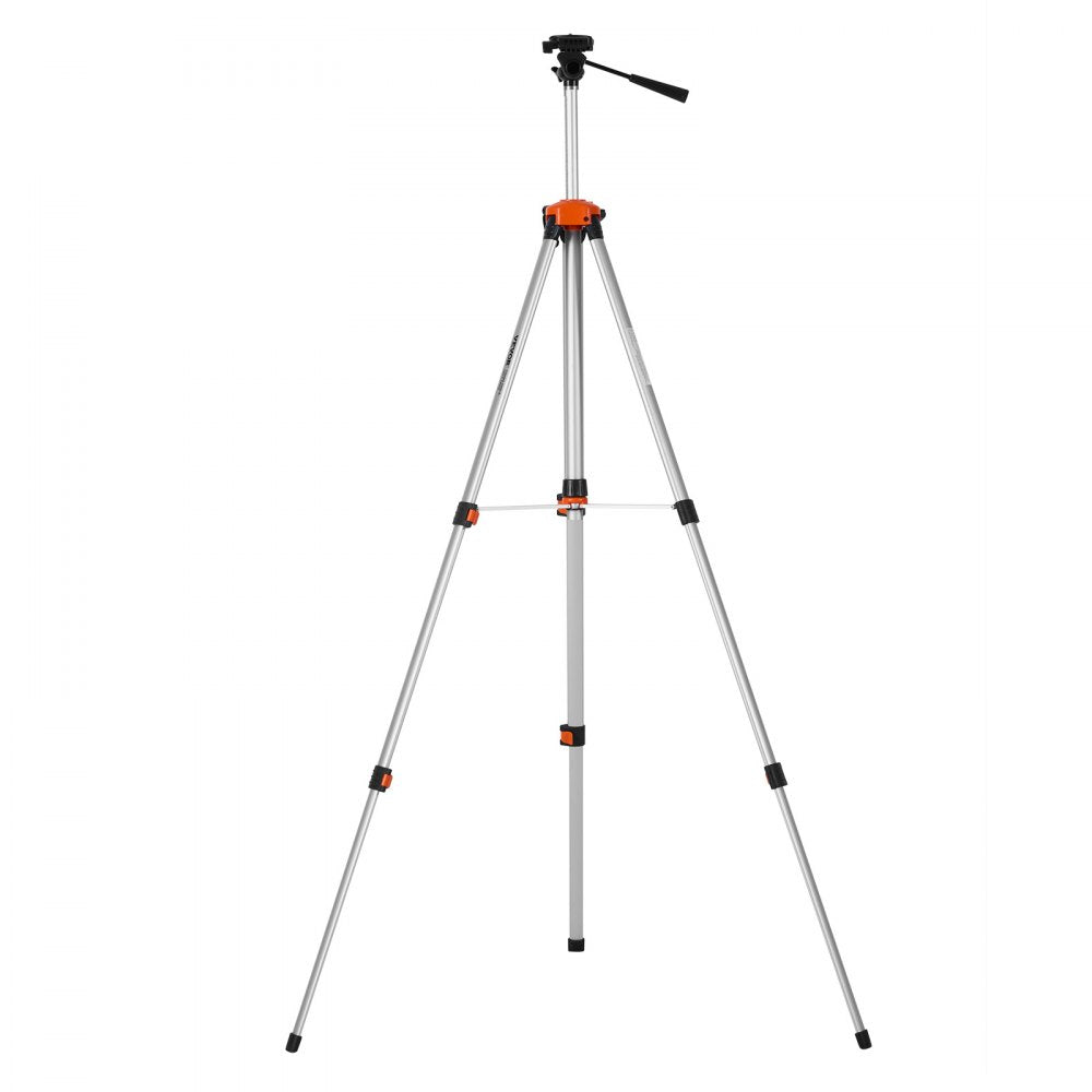 VEVOR Laser Level Tripod ¼ x 20 Thread 27.36-68.11 inch Height Adjustment