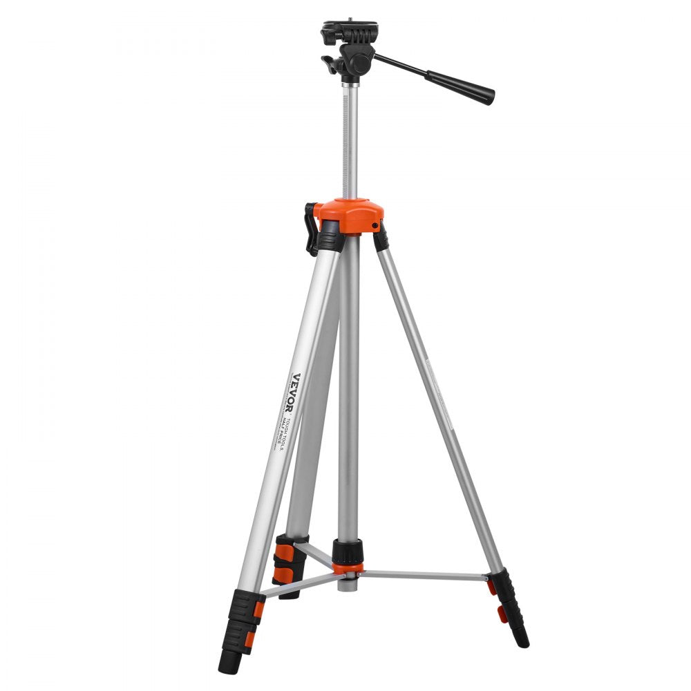 VEVOR Laser Level Tripod ¼ x 20 Thread 27.36-68.11 inch Height Adjustment