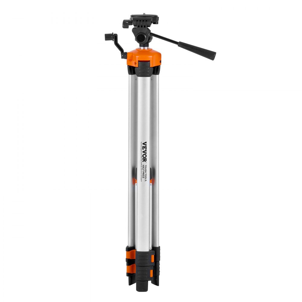 VEVOR Laser Level Tripod ¼ x 20 Thread 27.36-68.11 inch Height Adjustment