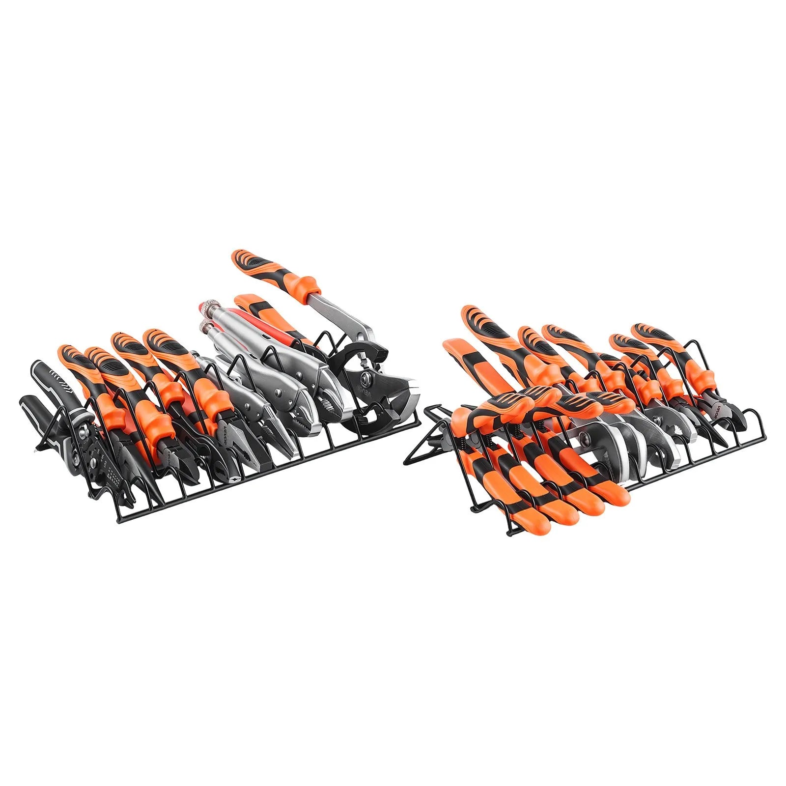 20-Piece Pliers Set – Multi-Function Carbon Steel Hand Tool Set with Organizer Racks