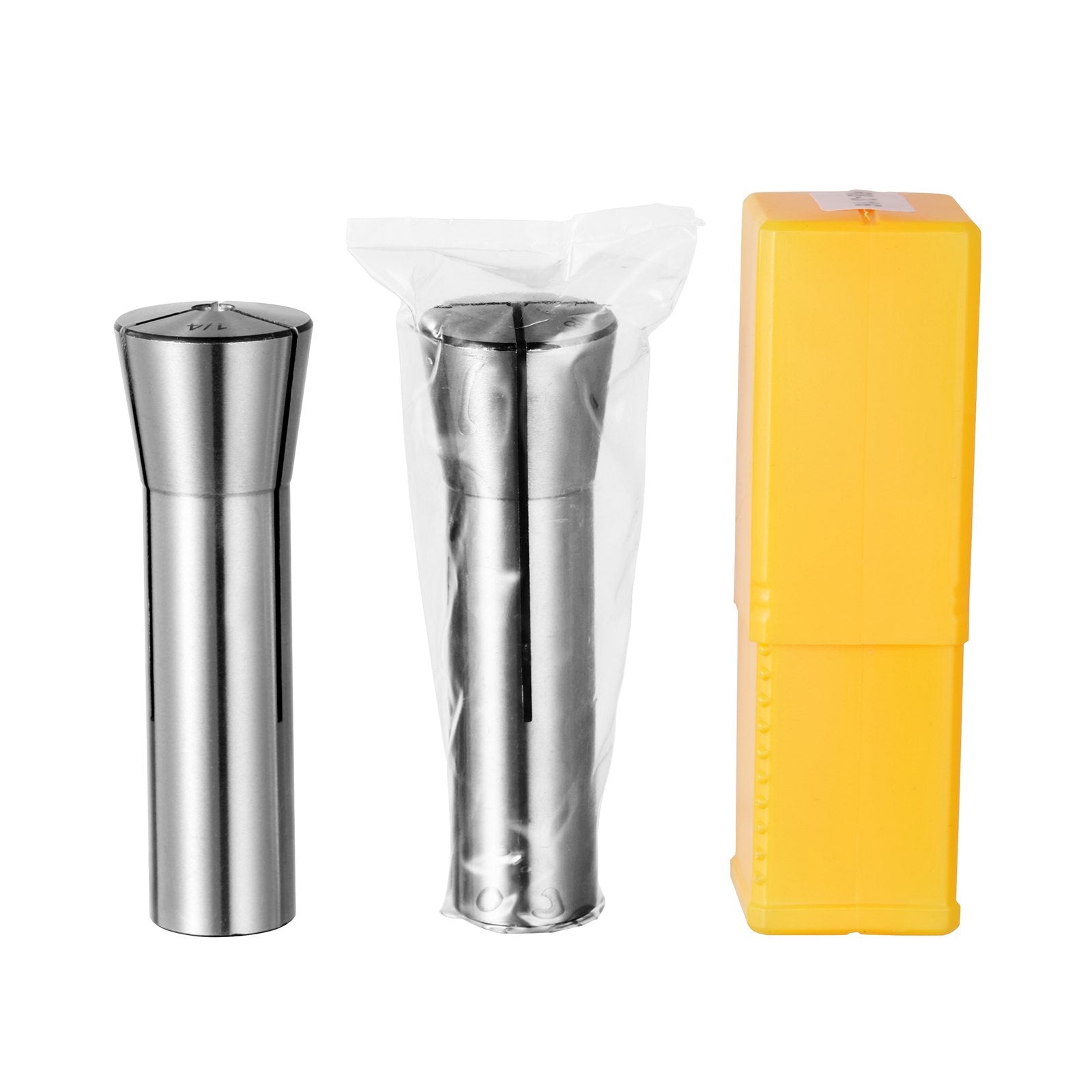 VEVOR 13 pcs Precision R8 Collet Set, 1/8'' - 7/8'', 45# Alloy Steel Mill Collet Chuck 0.0012"/30?m TIR with 13 Labeled Storage Boxes, for Milling Machine Drill Presses Boring Machine Machining Center