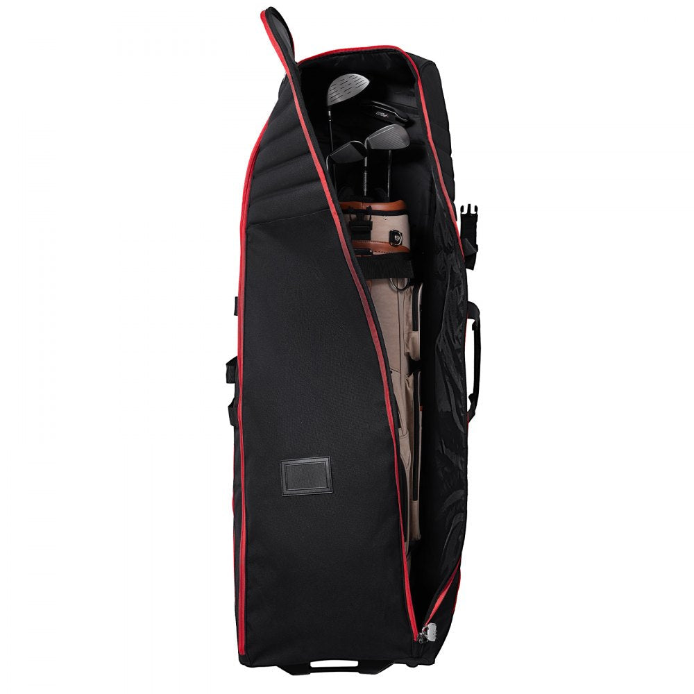 VEVOR Golf Club Travel Bag Golf Luggage Case Cover with Wheels 1000D Nylon