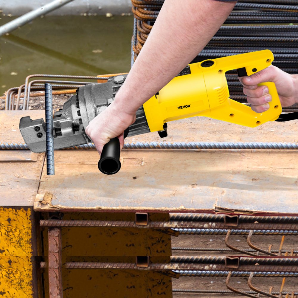 VEVOR 900W Electric Rebar Cutter 5/8" #5 Hydraulic Rebar Cutter 2.5-3.0 Seconds Cutting Speed Portable Rebar Cutter for Widely Application