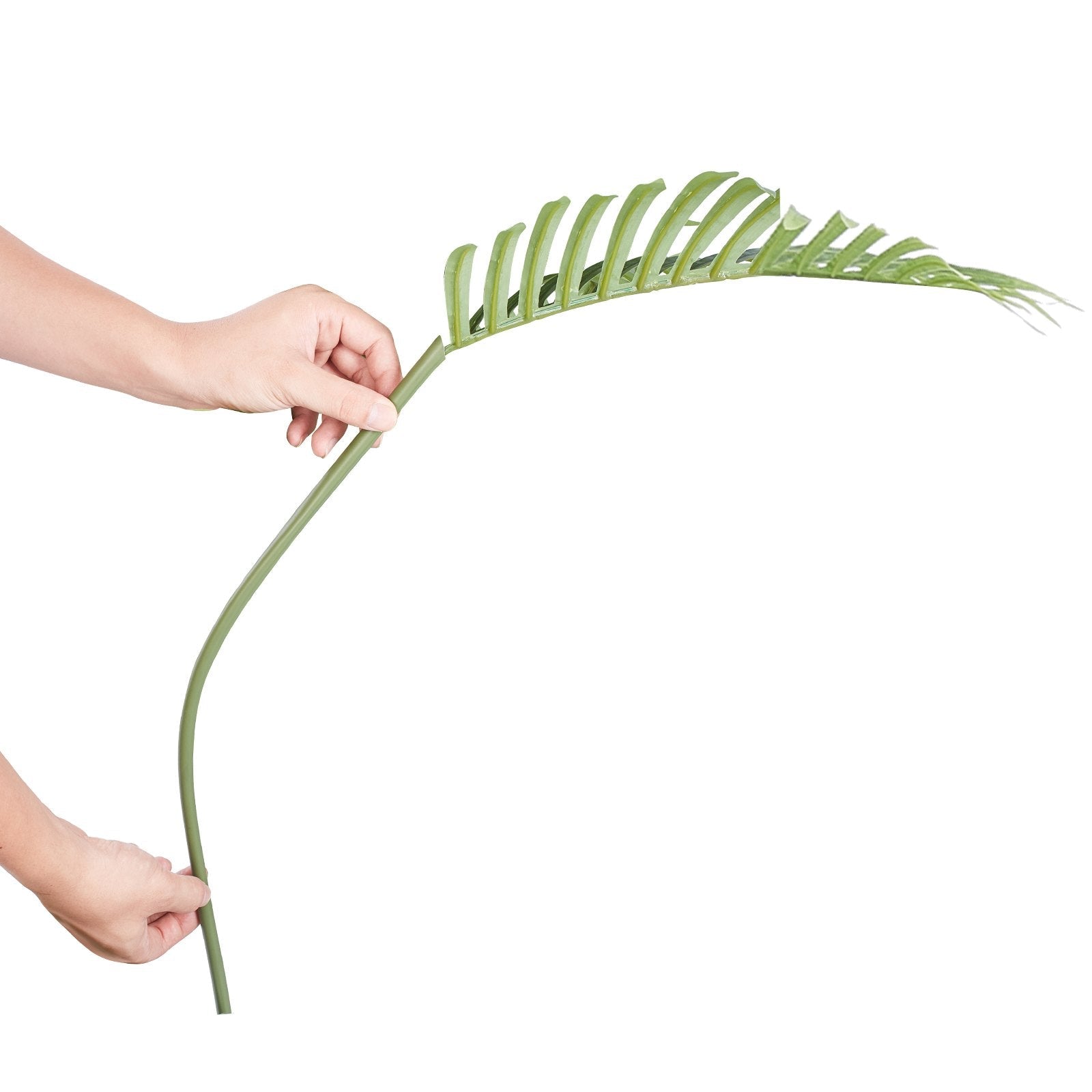 VEVOR Artificial Palm Tree, 4 FT Tall Faux Plant, Secure PE Material & Anti-Tip Tilt Protection Low-Maintenance Plant, Lifelike Green Fake Tree for Home Office Warehouse Decor Indoor Outdoor