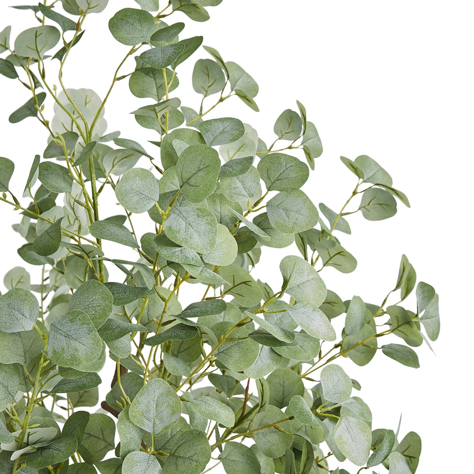 VEVOR Artificial Eucalyptus Tree, 6 FT Tall Faux Plant, Secure PE Material & Anti-Tip Tilt Protection Low-Maintenance Plant, Lifelike Green Fake Potted Tree for Home Office Decor Indoor Outdoor