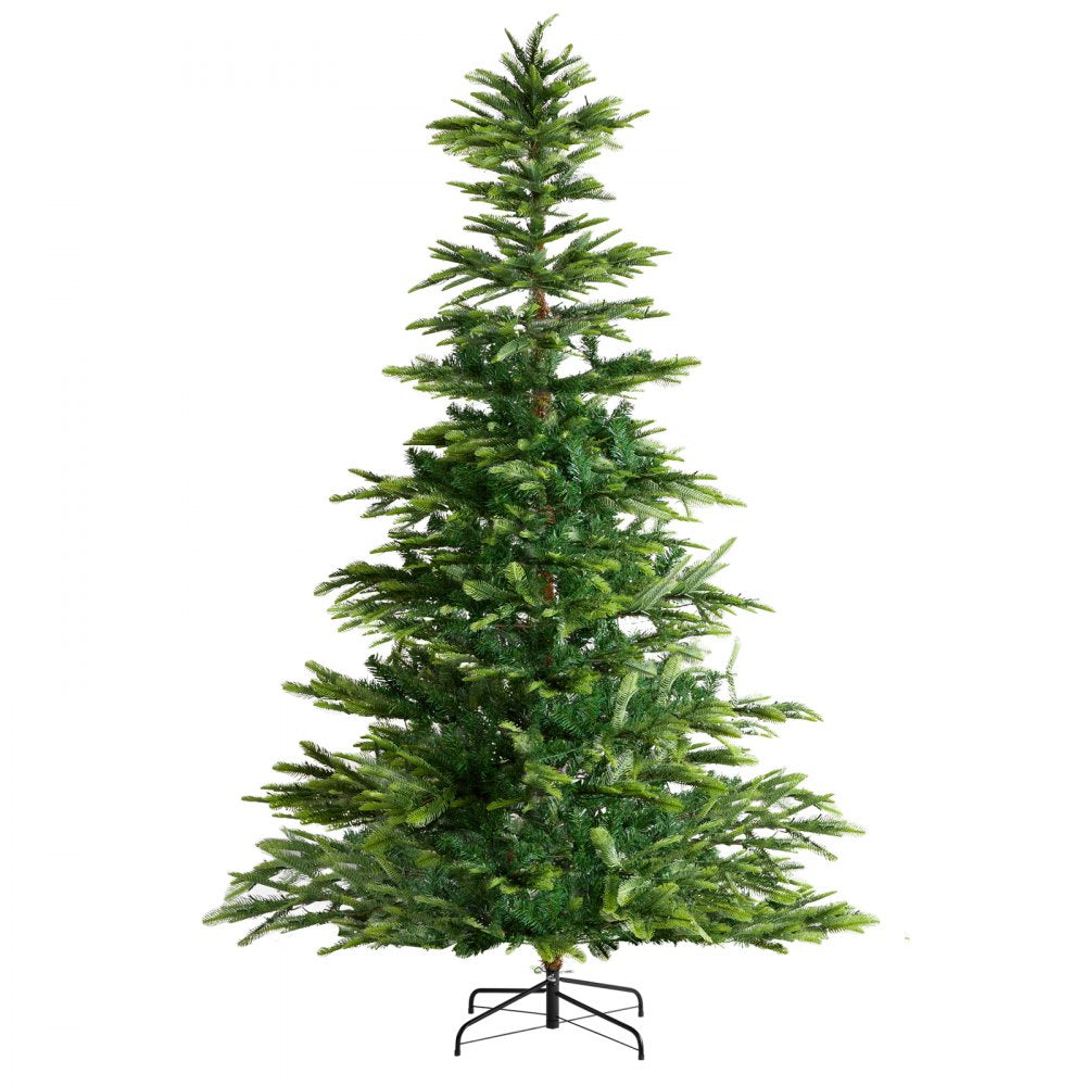 VEVOR Christmas Tree 7.5ft Prelit Artificial Tree with 700 White LEDs 1319 Tips