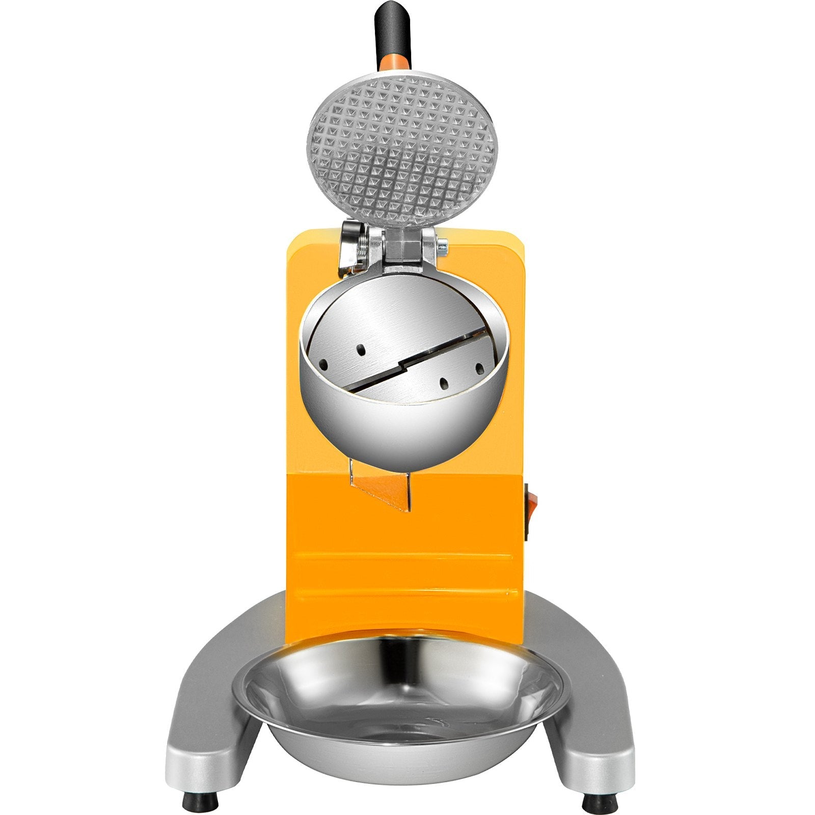 VEVOR Electric Ice Shaver Crusher, 210LBS/H Snow Cone Maker Machine w/ Dual Stainless Steel Blades, 300W 1450 RPM Shaved Ice Machine w/ Ice Plate & Additional Blade, for Home and Commercial Use, 110V