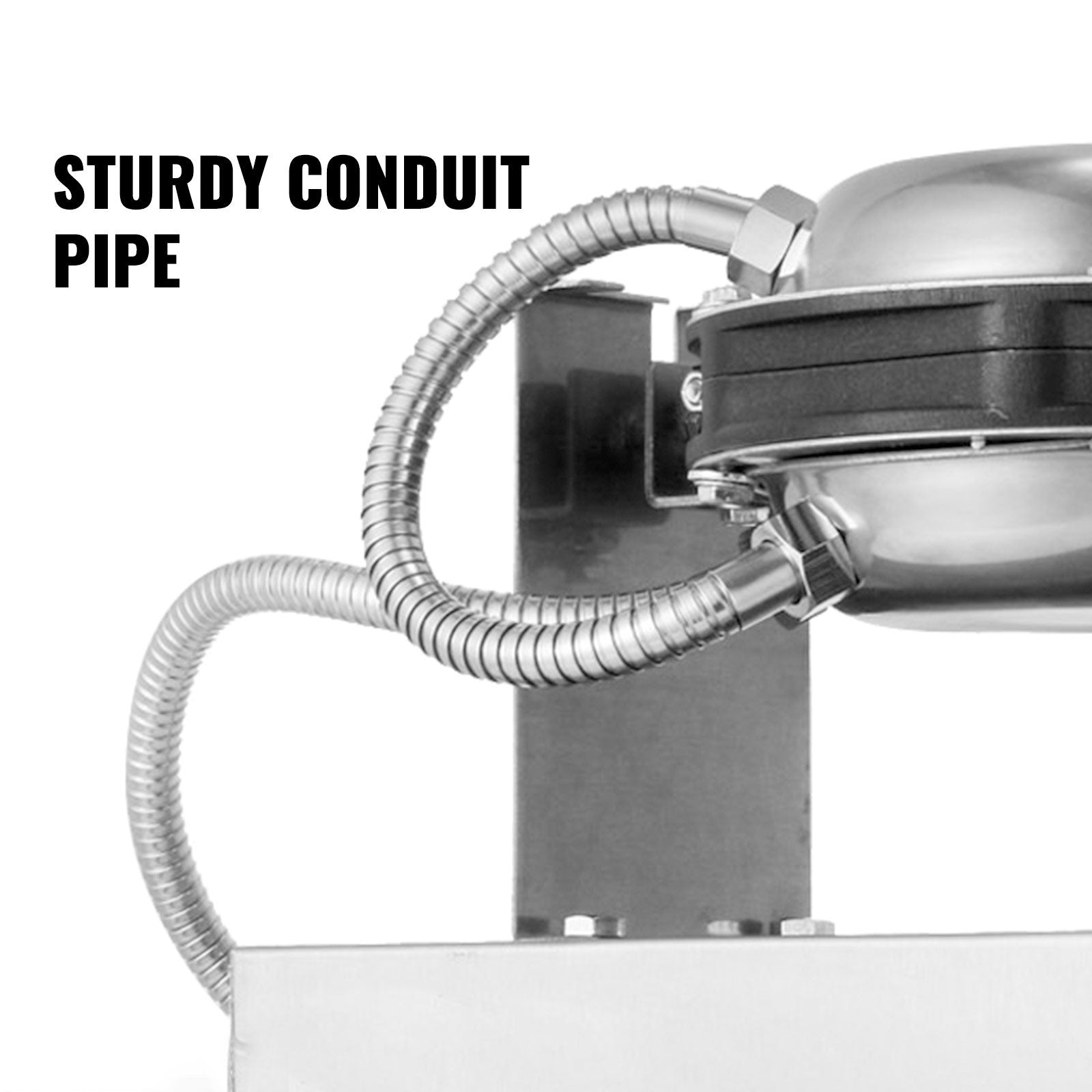 Electric Egg Cake Oven Egg Bread Maker Waffle Stainless Steel Machine