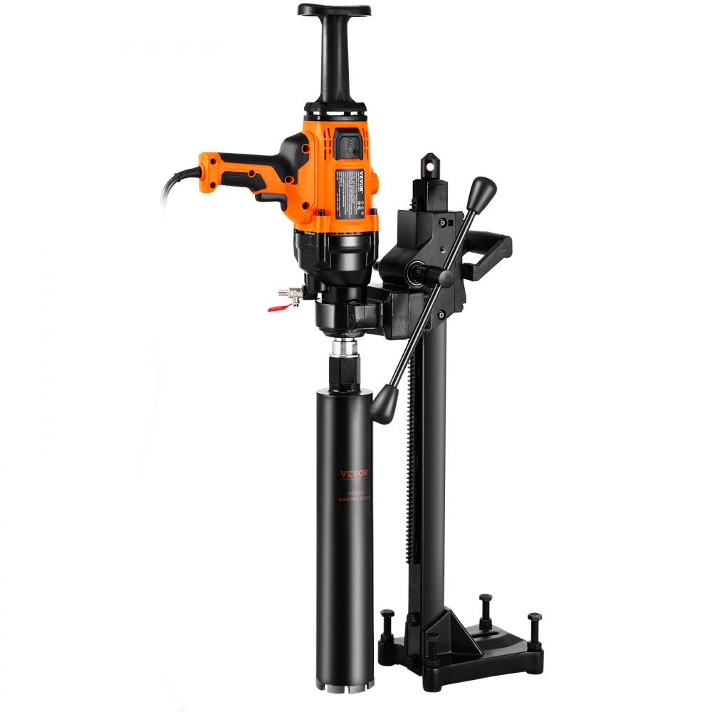 VEVOR Core Drill Machine 0.8-6.3in Dia 2000W Handheld and Stand Core Drill Rig