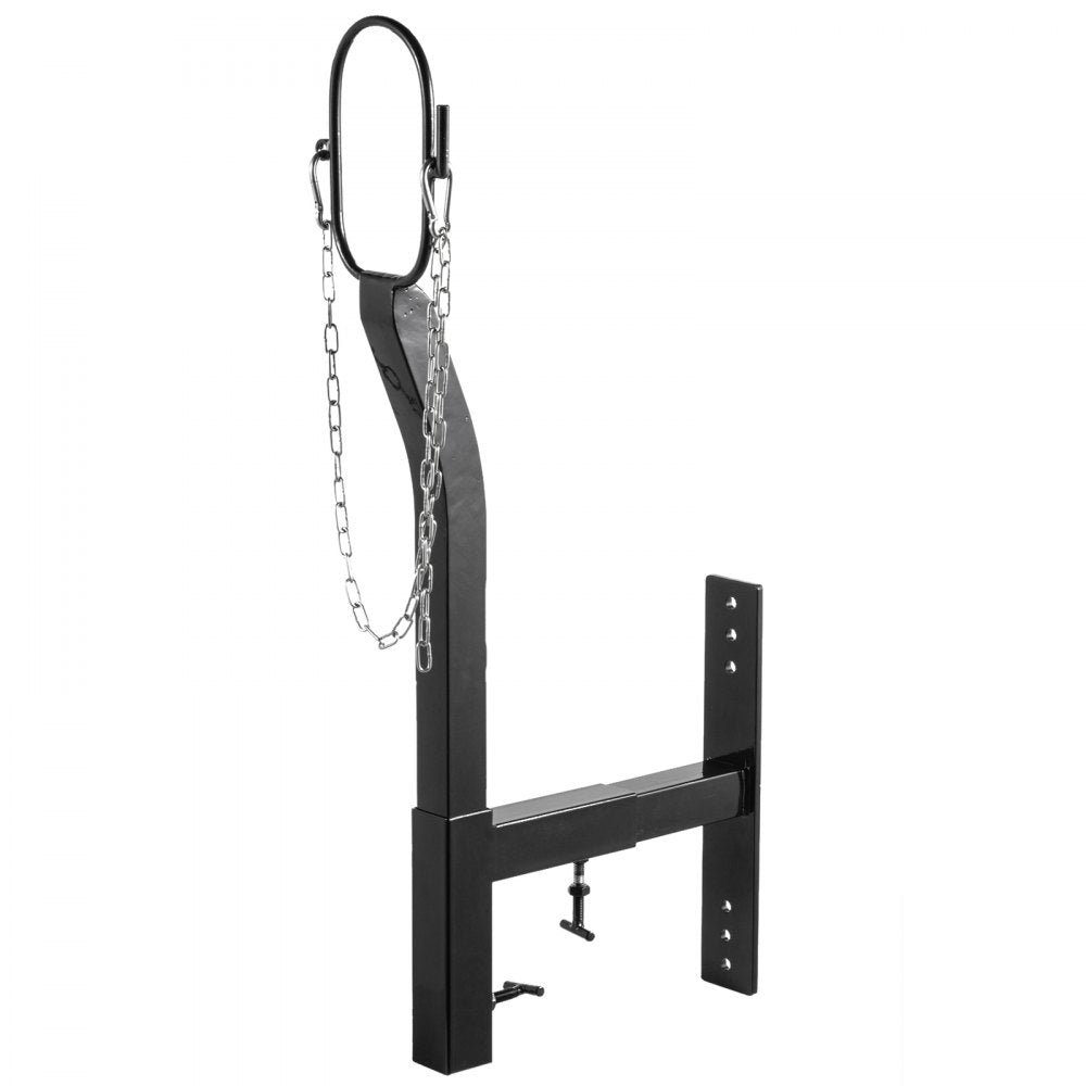 VEVOR Livestock Stand, 9.8" Height and Trimming Stand 5.9" Length Adjustable, Steel Gate Attachment Nose Loop Headpiece, Nose Loop Goat Trimming Stands, Sheep Shearing Stand, for Sheep & Goats