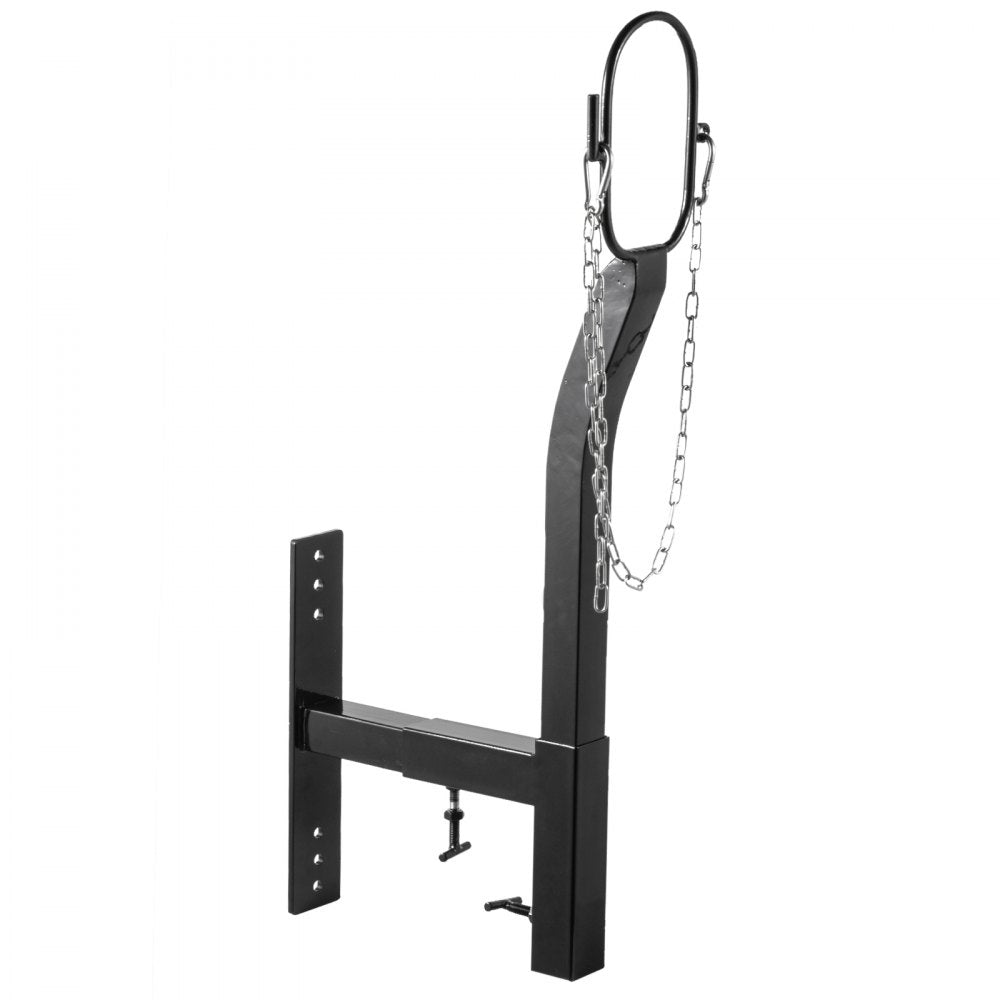 VEVOR Livestock Stand, 9.8" Height and Trimming Stand 5.9" Length Adjustable, Steel Gate Attachment Nose Loop Headpiece, Nose Loop Goat Trimming Stands, Sheep Shearing Stand, for Sheep & Goats