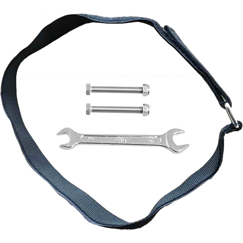 VEVOR Livestock Stand, 9.8" Height and Trimming Stand 5.9" Length Adjustable, Steel Gate Attachment Nose Loop Headpiece, Nose Loop Goat Trimming Stands, Sheep Shearing Stand, for Sheep & Goats