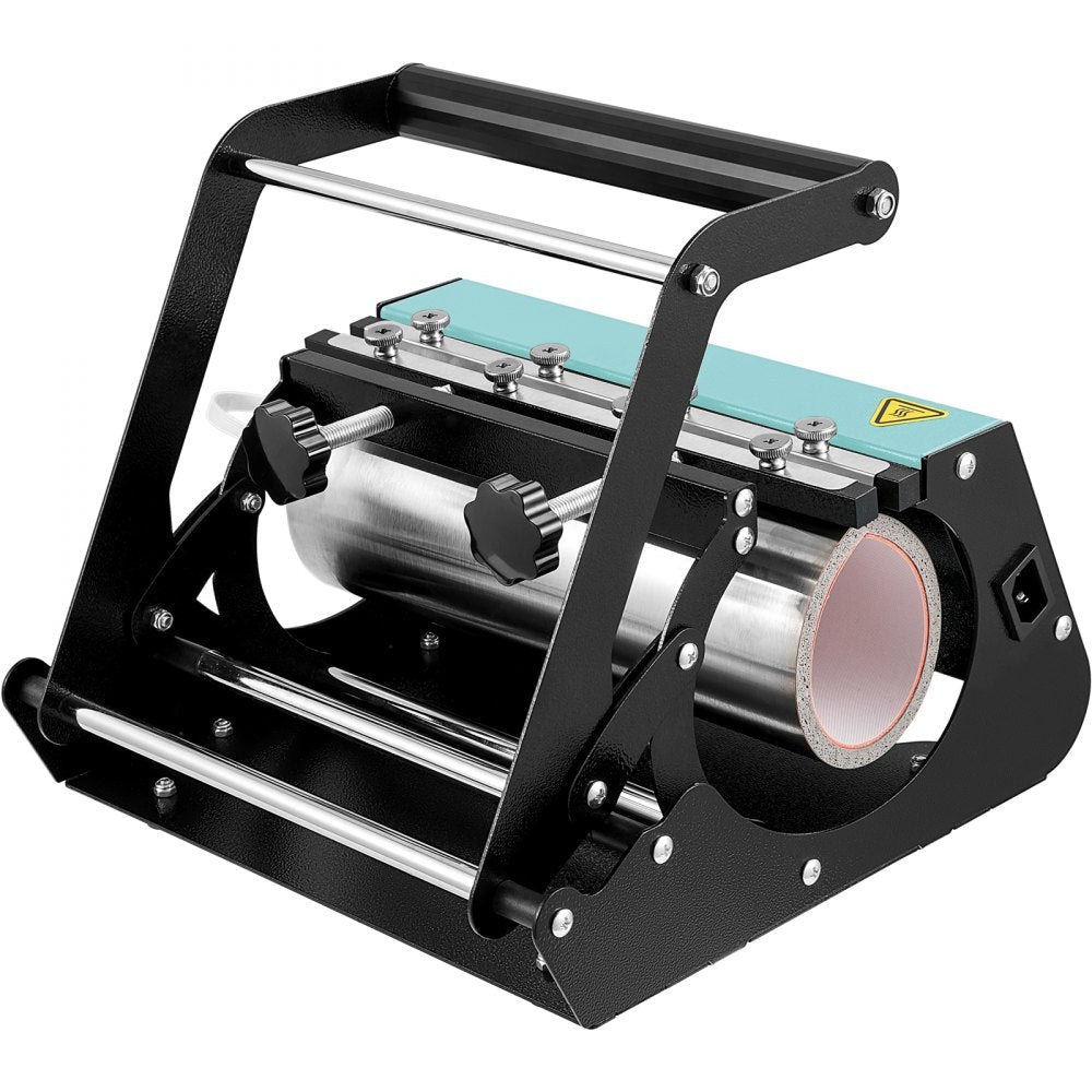 VEVOR Mug Heat Press, 11-30oz Tumbler Heat Press Machine, Sublimation Transfer Straight Skinny Tumblers, Cup Heat Press with Heat-resist Gloves & Tape, DIY Ceramic Mugs Cups Glasses, As Gift, Green