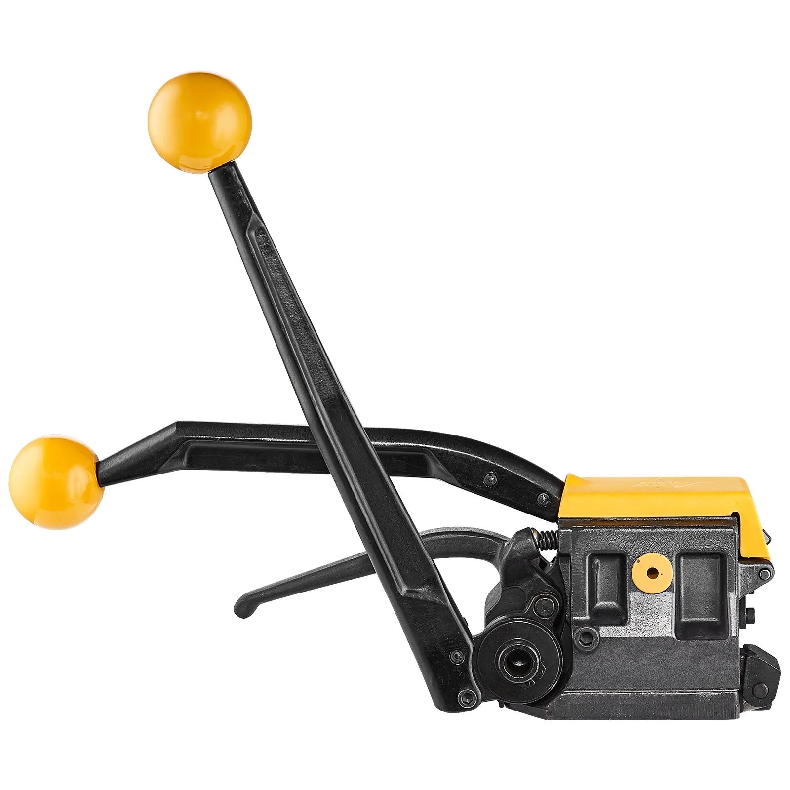 VEVOR Steel Strapping Tool for 1/2"-3/4" Width, 3-in-1 (Tensioner, Crimper, Cutter) Manual Belt Packaging Banding Machine Packaging Metal Steel Strapping Banding Tool Machine for Stainless Steel Strap