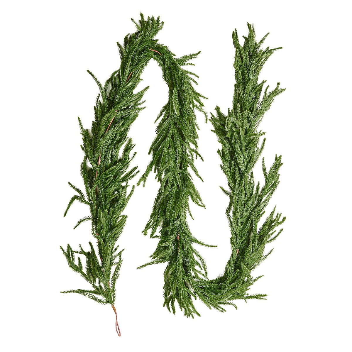 VEVOR 9-Ft Christmas Garland, Realistic Norfolk Pine Artificial Evergreen Greenery for Indoor and Outdoor Holiday Decor