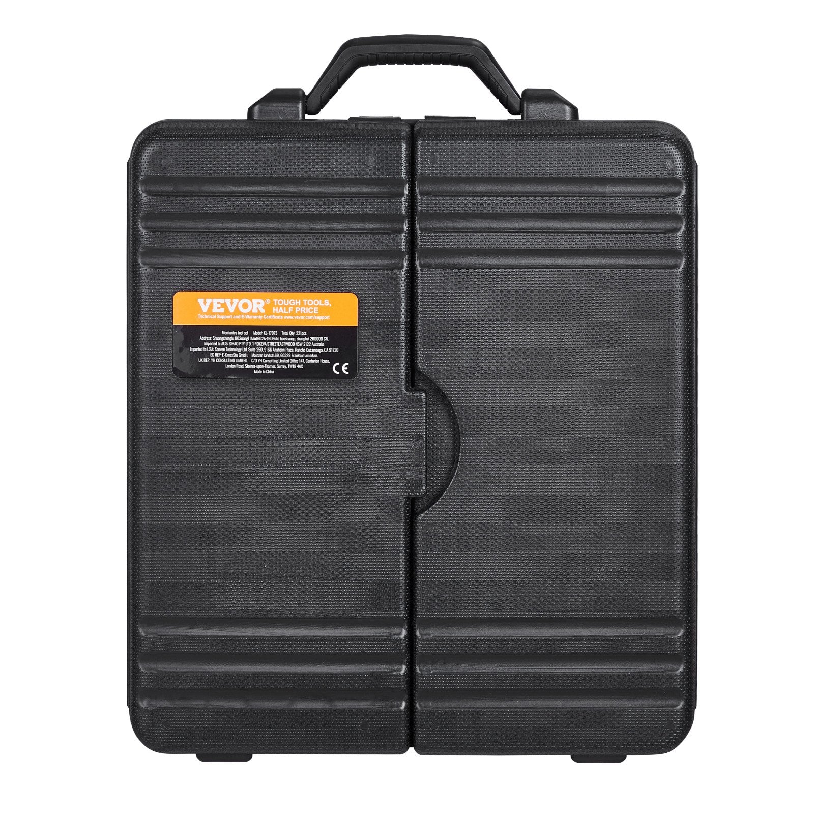 VEVOR 221-Piece Mechanics Tool Set 1/4" and 3/8" Drive Sockets SAE and Metric