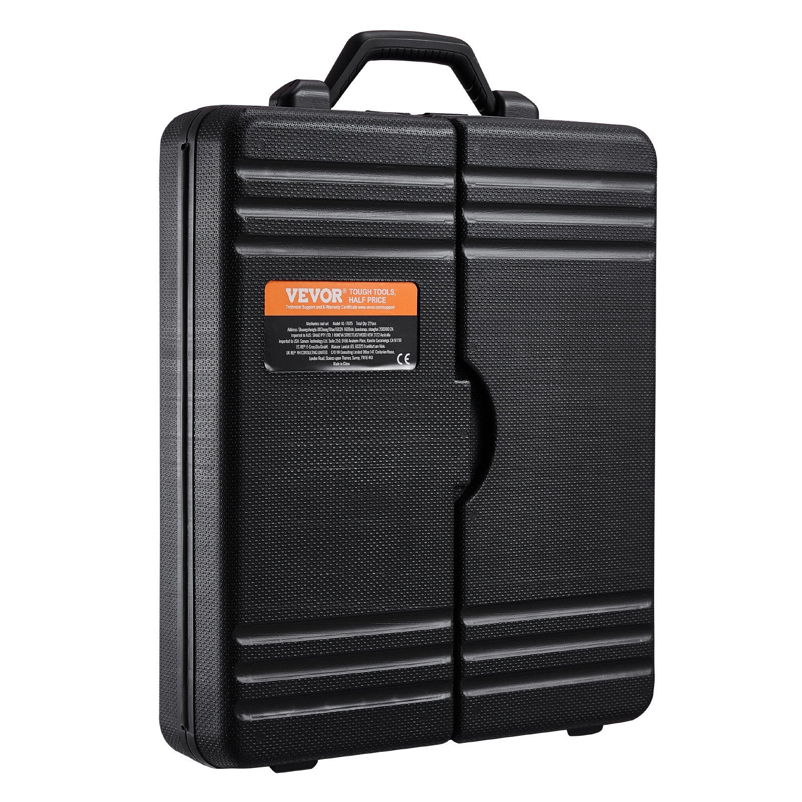 VEVOR 221-Piece Mechanics Tool Set 1/4" and 3/8" Drive Sockets SAE and Metric