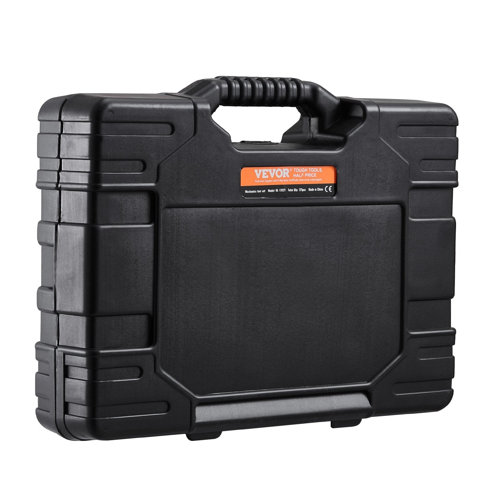 VEVOR 121-Piece Mechanics Tool Set 1/4" 3/8" 1/2" Drive Sockets SAE and Metric