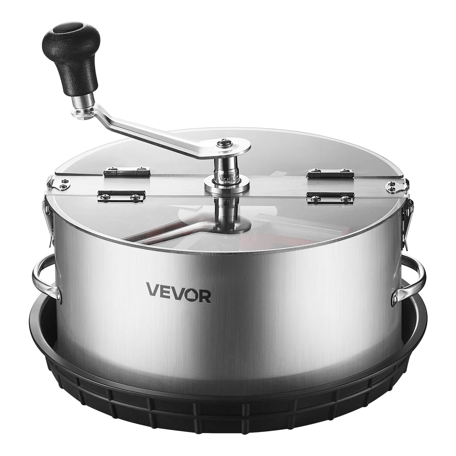 12-Inch Manual Bud & Leaf Bowl Trimmer with Stainless Steel Blades and Clear Viewing Lid