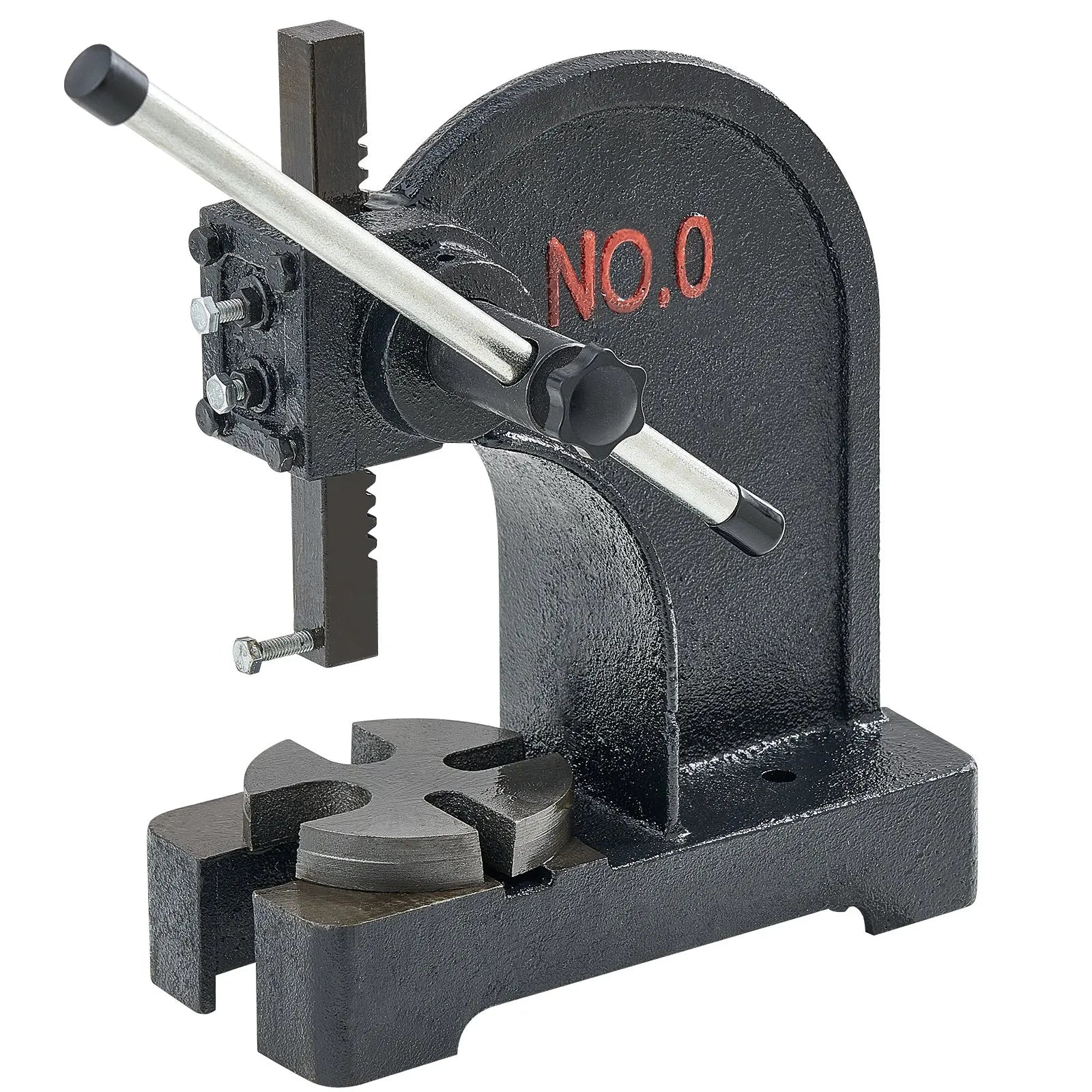 VEVOR Arbor Press, 0.5 Ton Manual Arbor Press, 4.6" Maximum Height, Cast Iron Heavy-duty Manual Desktop Arbor Press, Precision Hand Press for Stamping, Bending, Stretching, Forming