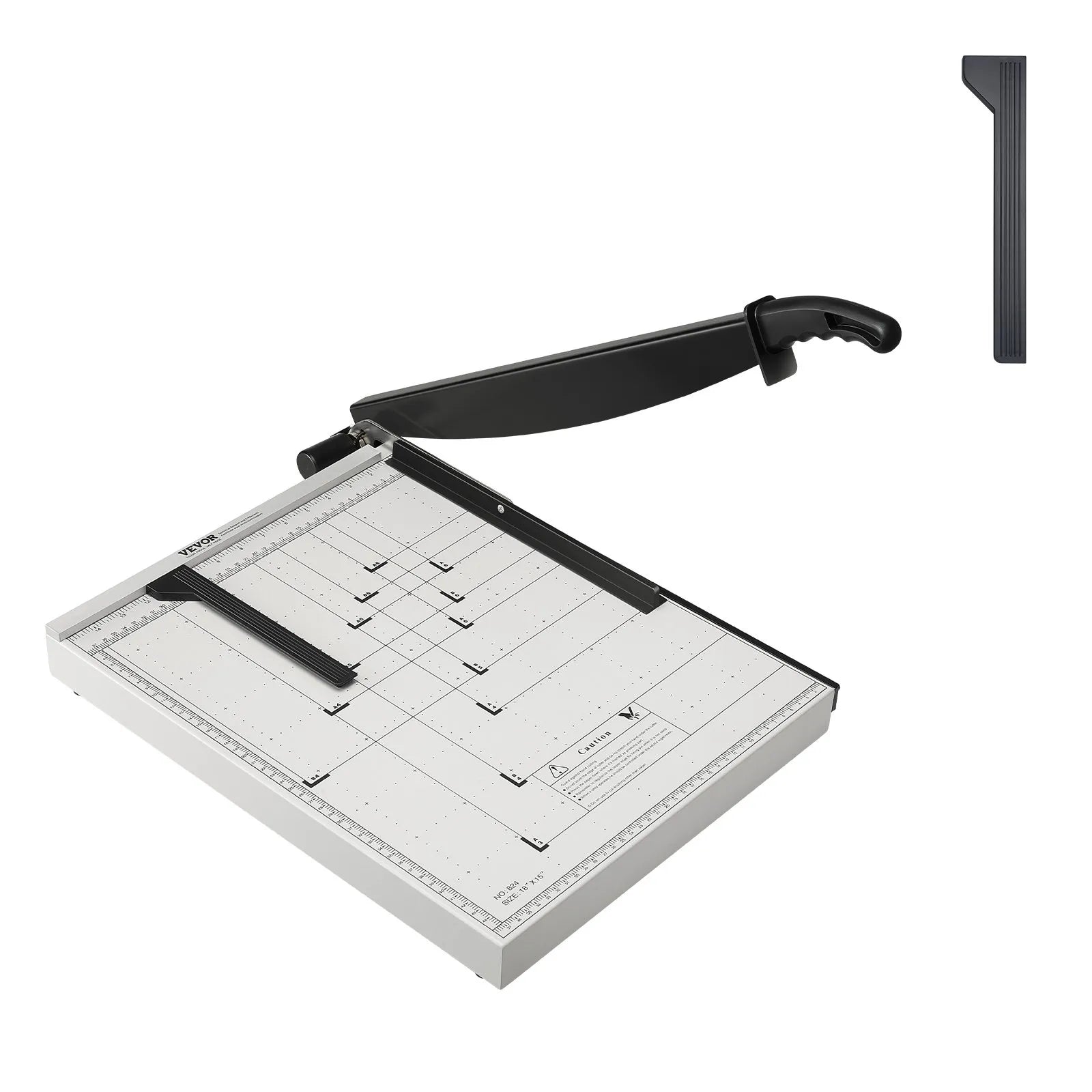VEVOR Paper Cutter, Guillotine Trimmer, 18" Cut Length, 20 Sheets Capacity, Heavy Duty Guillotine Paper Cutter with Guard Rail/Blade Lock for Cardstock/Cardboard, Paper Trimmer for Home Office School