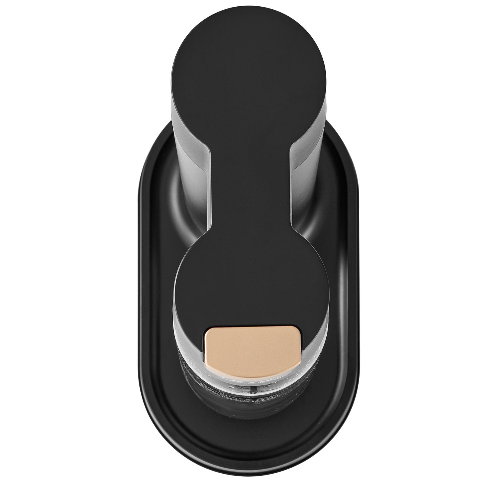 VEVOR Sparkling Water Maker, Soda Maker Machine for Home Carbonating, Seltzer Water Starter Kit with BPA free 1L PET Bottle, Compatible with Mainstream Screw-in 60L CO2 Cylinder(NOT Included), Black