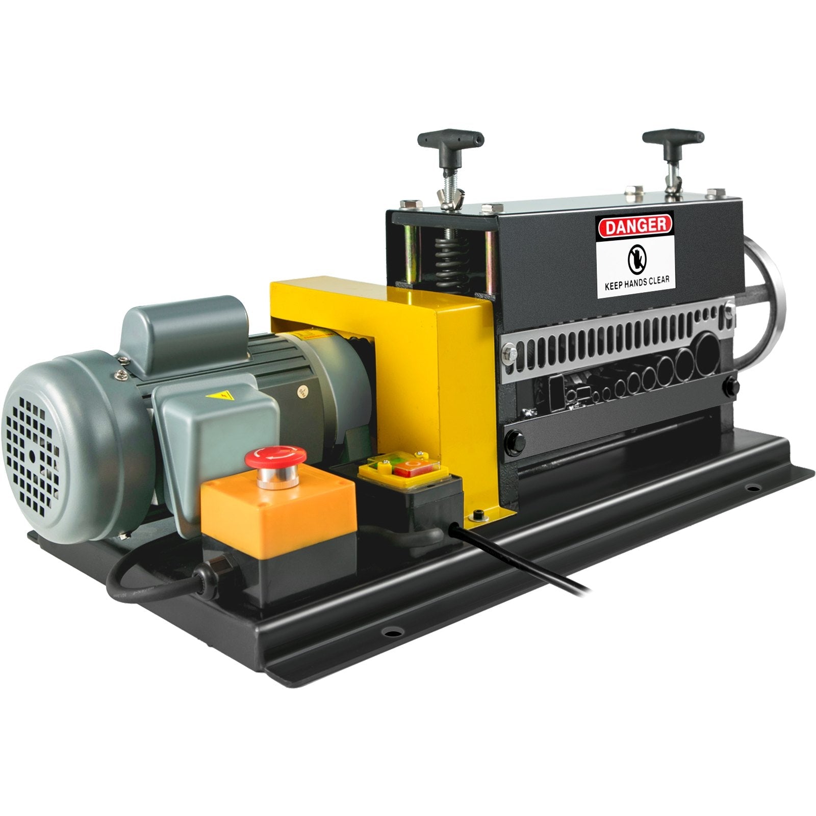 VEVOR Benchtop Automatic Wire Stripping Machine 1.5" Scrap Copper 10 Holes & Blades Motor Rated Speed 1400Rpm Wire Wire Stripping Machine for Scrap Copper Recycling