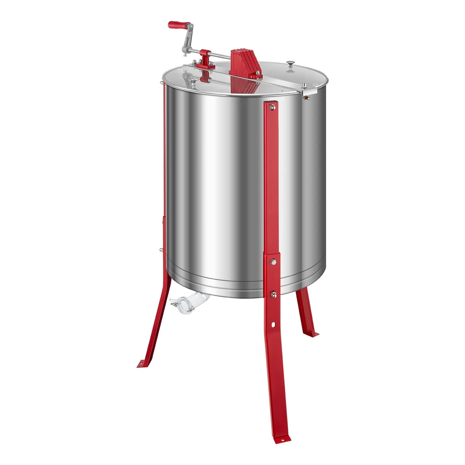 VEVOR Manual Honey Extractor 6 Frame Honey Spinner Beekeeping Stainless Steel