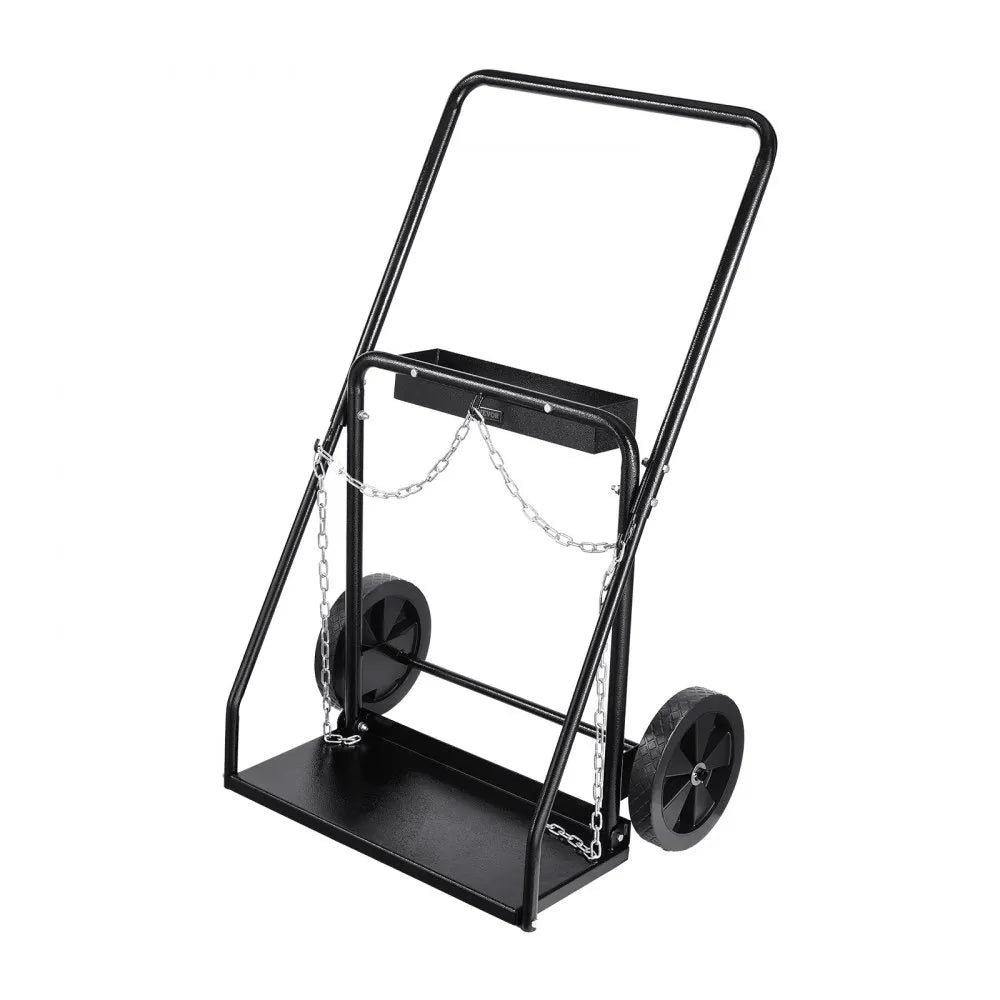 VEVOR Dual Welding Cylinder Cart Oxygen Acetylene Tank Cart with 10" Solid Wheel