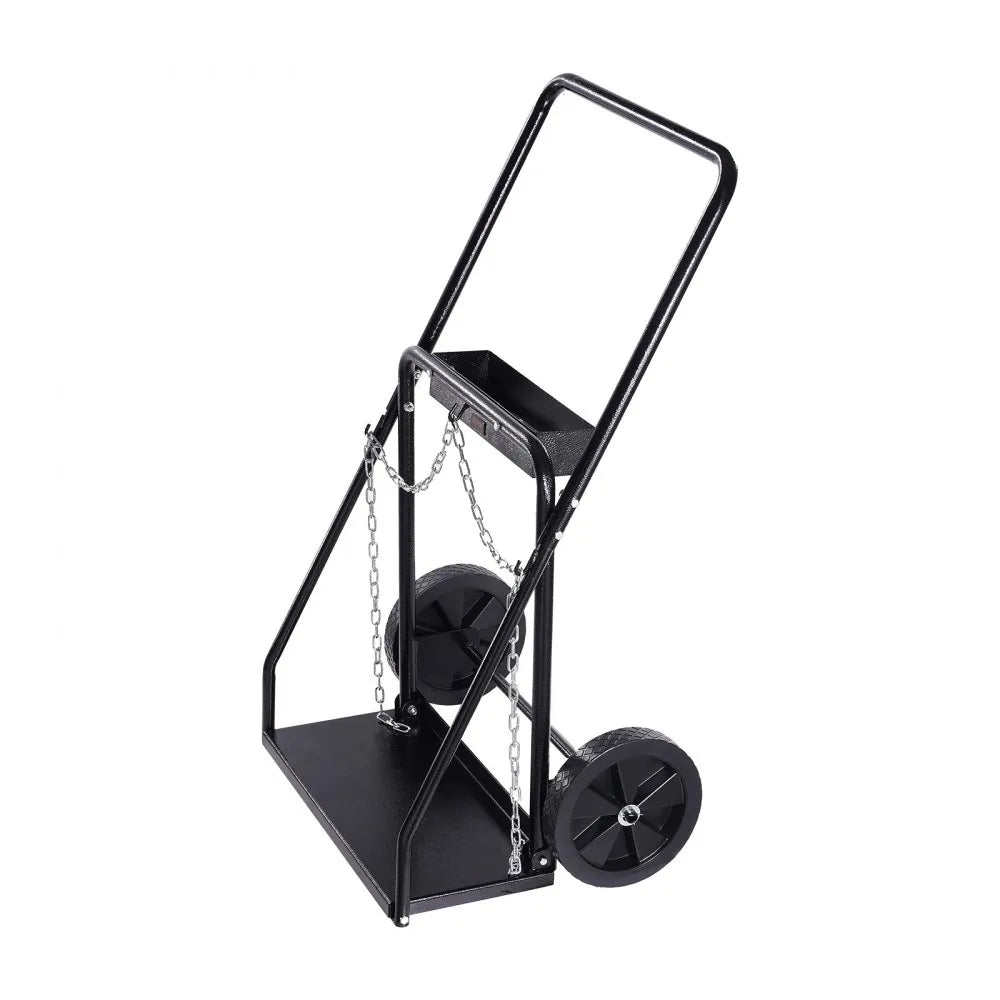 VEVOR Dual Welding Cylinder Cart Oxygen Acetylene Tank Cart with 10" Solid Wheel