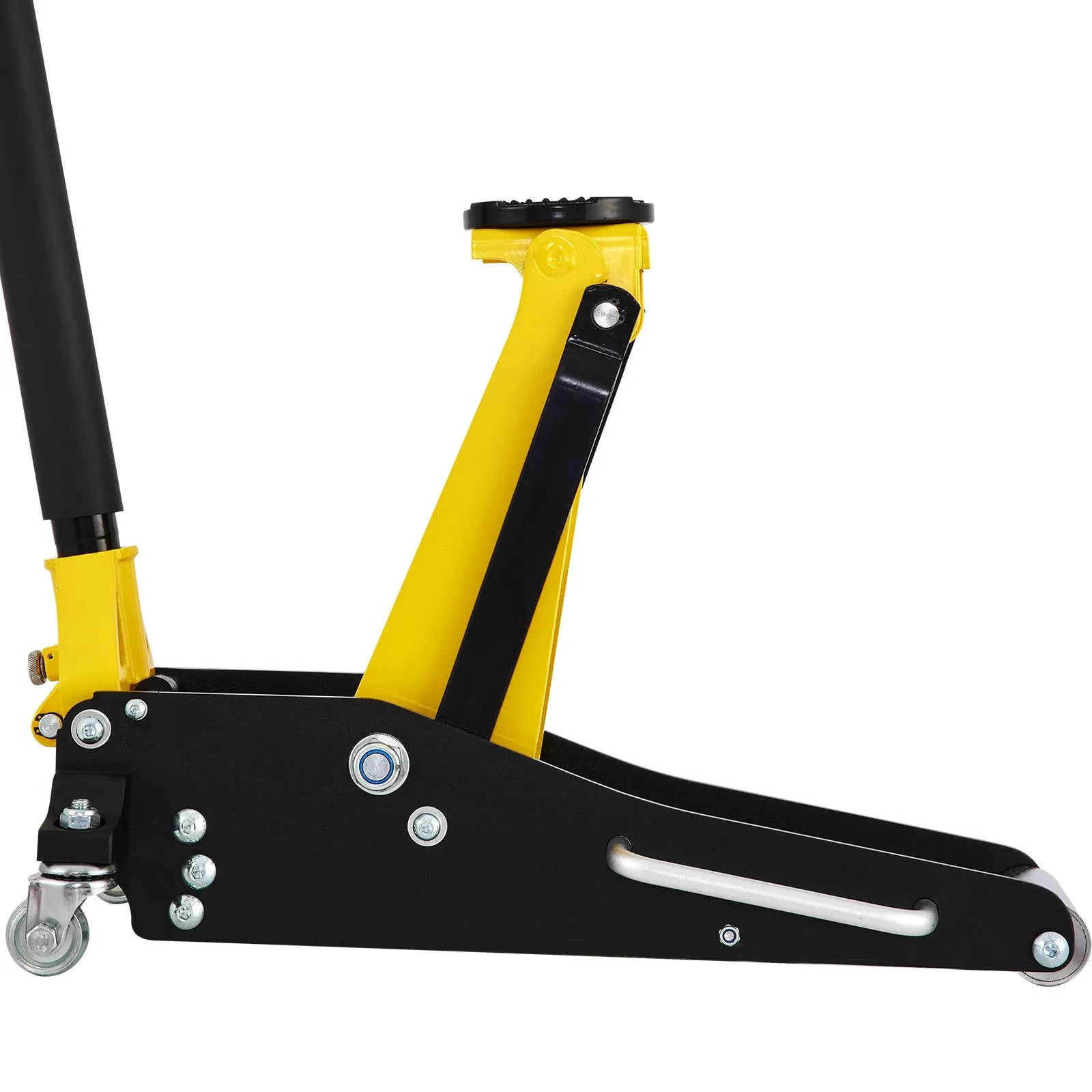 VEVOR Floor Jack, 1.5 Ton Low Profile Floor Jack, Aluminum and Steel Racing Floor Jack with Dual Pistons Quick Lift Pump, Floor Jack Lifting Range 3-3/20"-14-10/27"