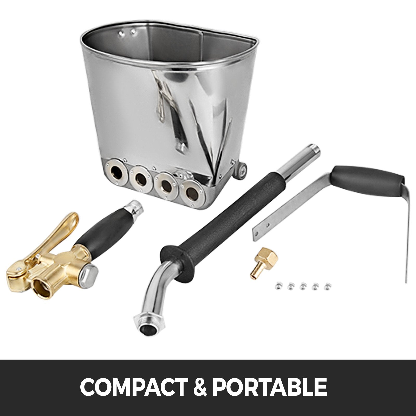 4 Jet Cement Mortar Sprayer Wall Painting Construction Handrail Convenient