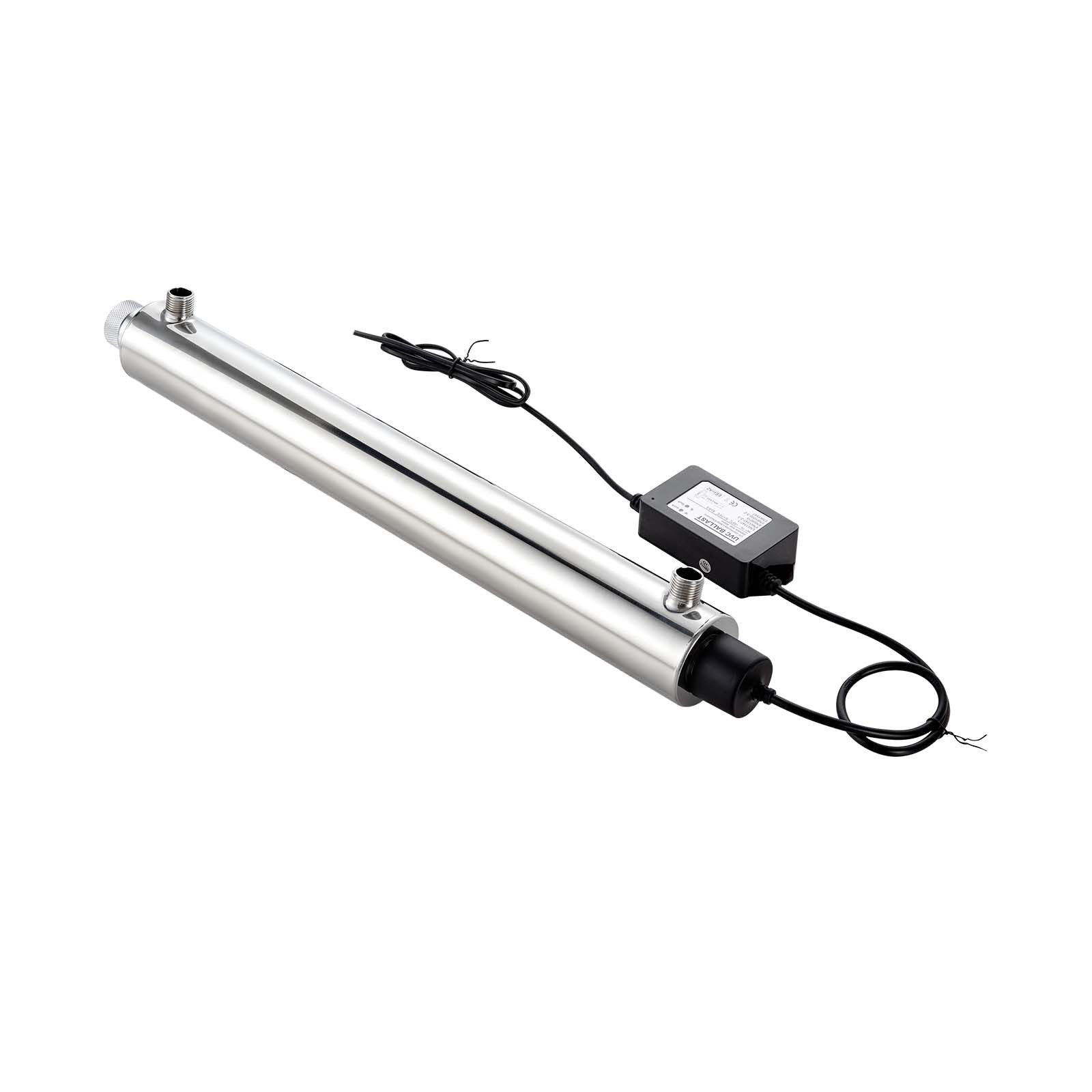 VEVOR 110V 25W UV Water Purifier 6GPM Ultraviolet Water Purifier Filter