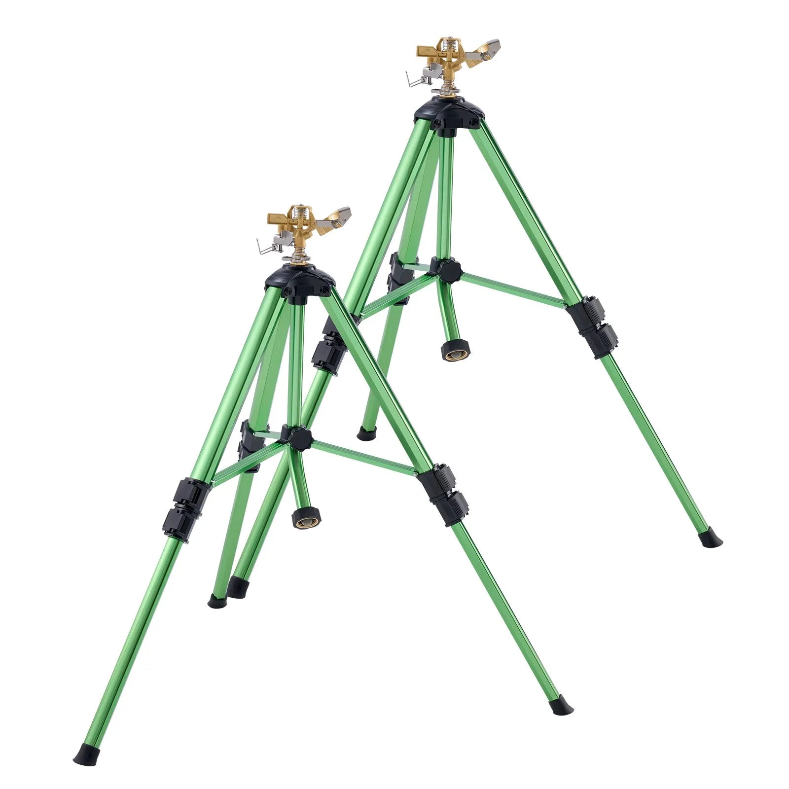 VEVOR Tripod Sprinkler 2 Packs Heavy Duty Lawn Sprinklers with 3/4"NH Connector