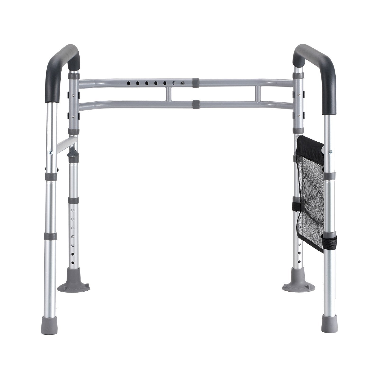 VEVOR Foldable Toilet Safety Rail Toilet Rail with Non-Slip Handles for Seniors